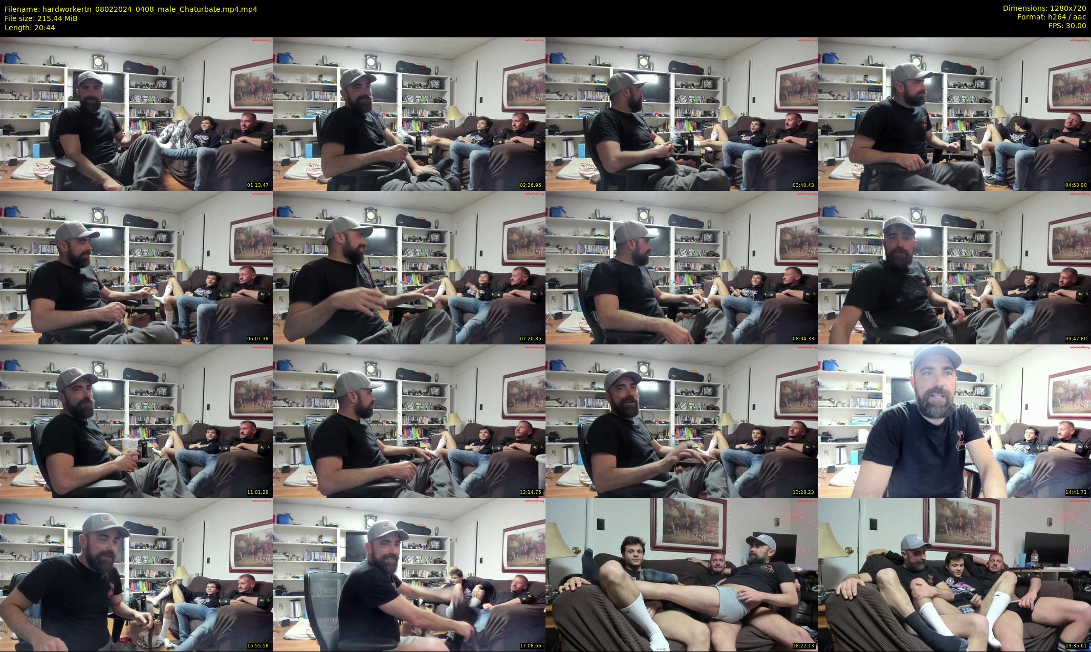 hardworkertn — 21 minute Chaturbate male cam show recording, 720p, Feb 8, 2024