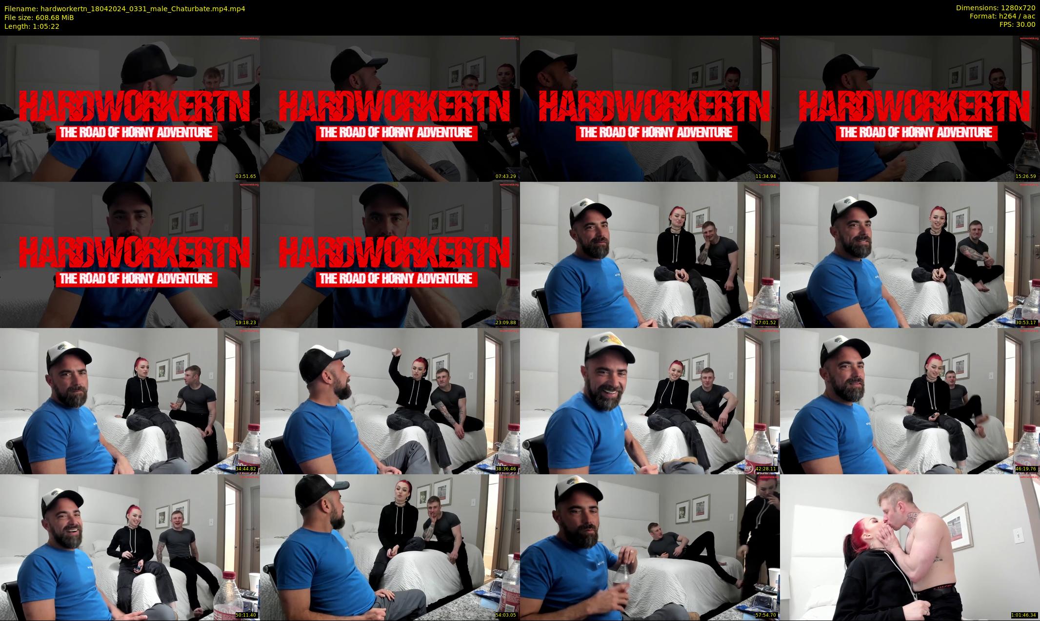 hardworkertn — 66 minute Chaturbate male cam show recording, 720p, Apr 18, 2024
