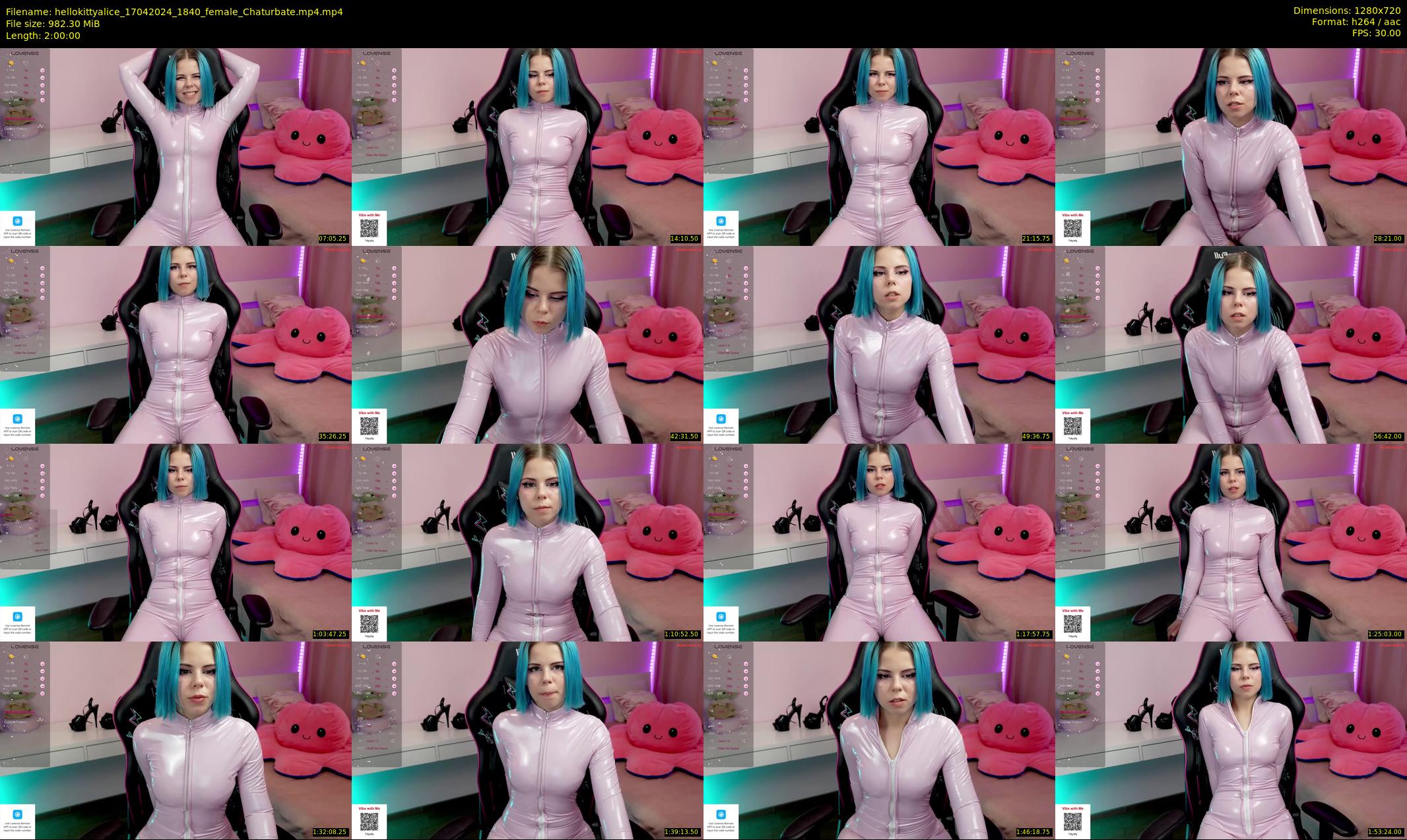 hellokittyalice — 120 minute Chaturbate female cam show recording, 720p, Apr 17, 2024