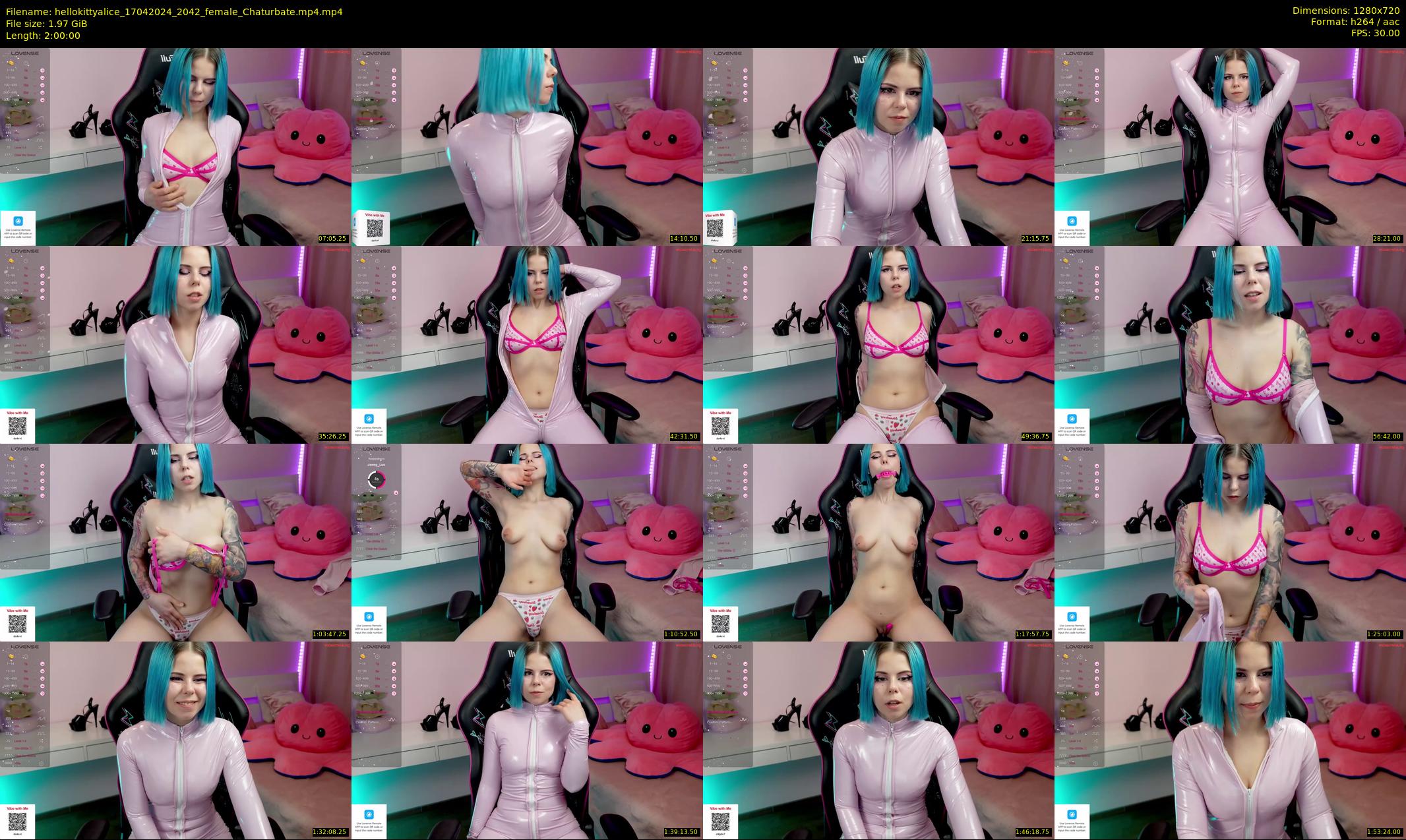hellokittyalice — 120 minute Chaturbate female cam show recording, 720p, Apr 17, 2024