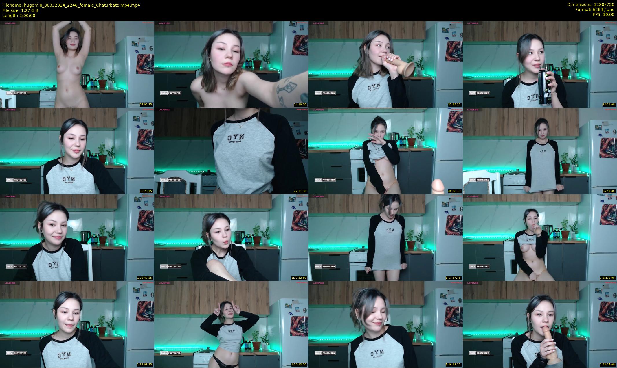 hugomin — 120 minute Chaturbate female cam show recording, 720p, Mar 6, 2024