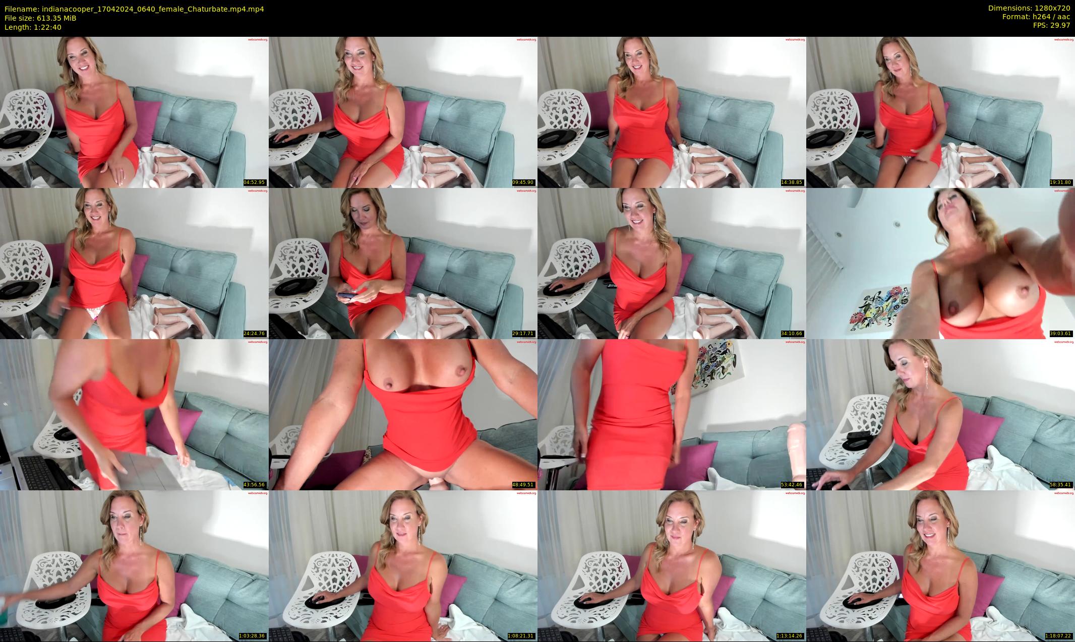 indianacooper — 83 minute Chaturbate female cam show recording, 720p, Apr 17, 2024