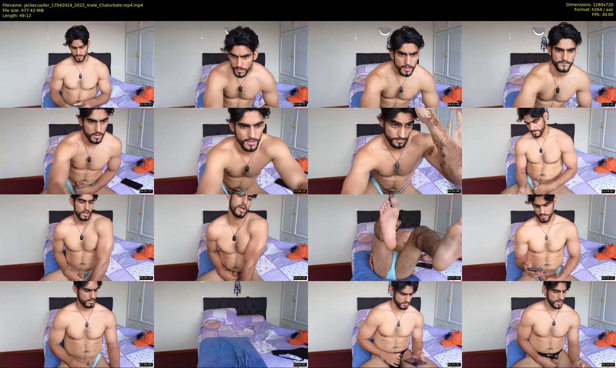 jackecuador — 50 minute Chaturbate male cam show recording, 720p, Apr 17, 2024