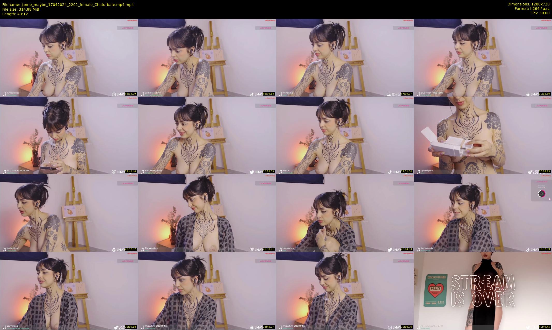 janne_maybe — 44 minute Chaturbate female cam show recording, 720p, Apr 17, 2024