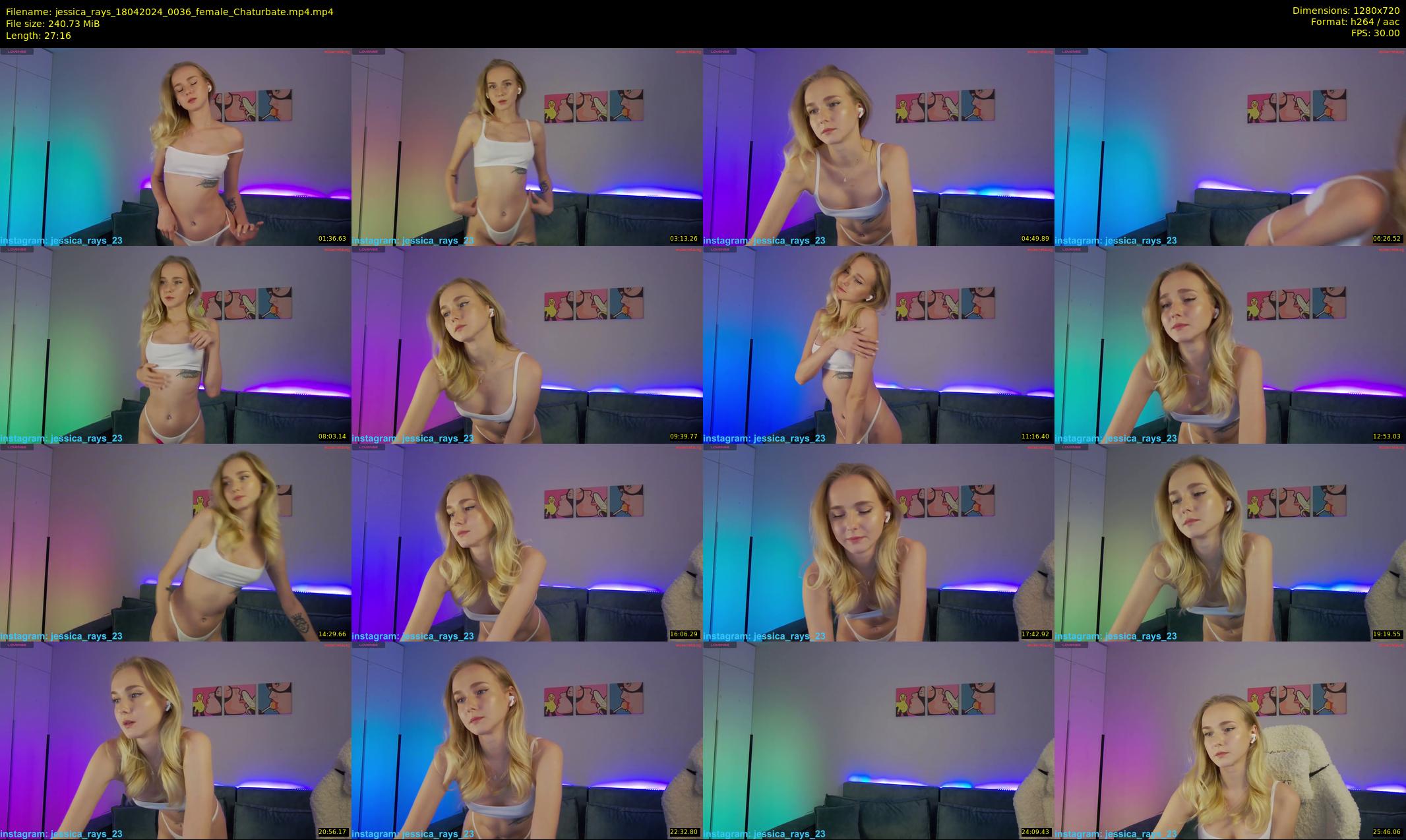 jessica_rays — 28 minute Chaturbate couple cam show recording, 720p, Apr 18, 2024