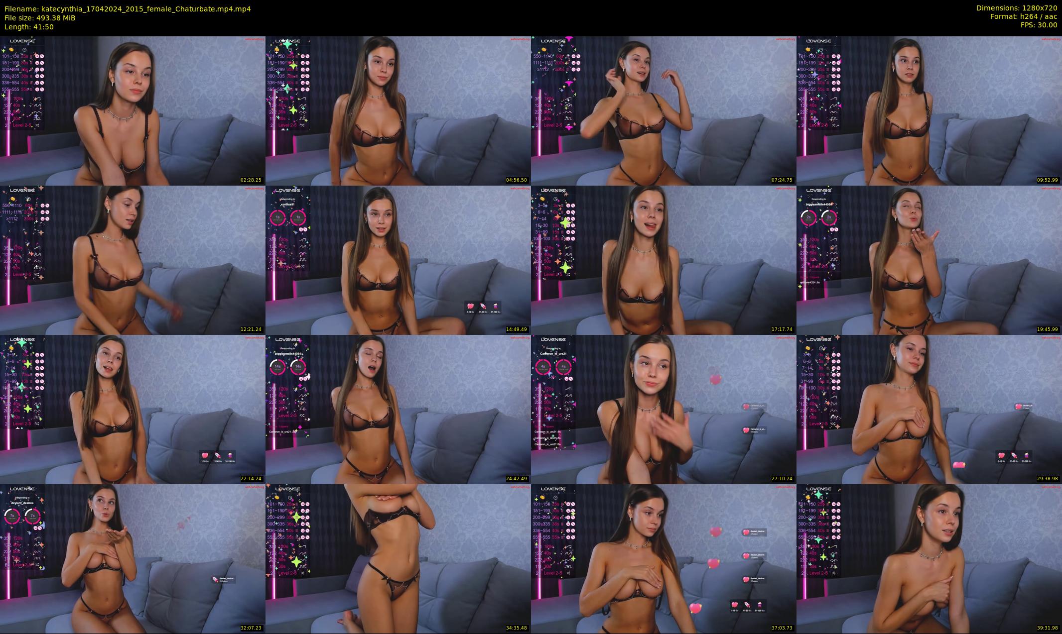 katecynthia — 42 minute Chaturbate female cam show recording, 720p, Apr 17, 2024