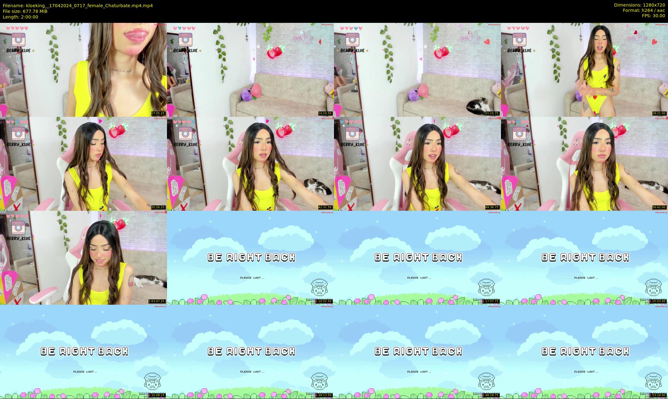 kloeking_ — 120 minute Chaturbate female cam show recording, 720p, Apr 17, 2024