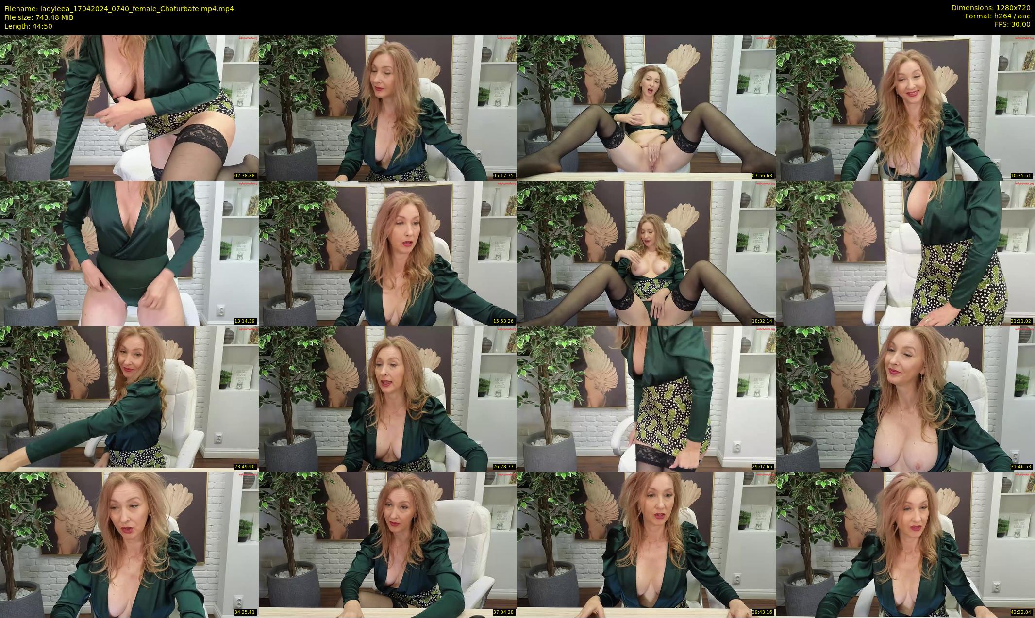 ladyleea — 45 minute Chaturbate female cam show recording, 720p, Apr 17, 2024