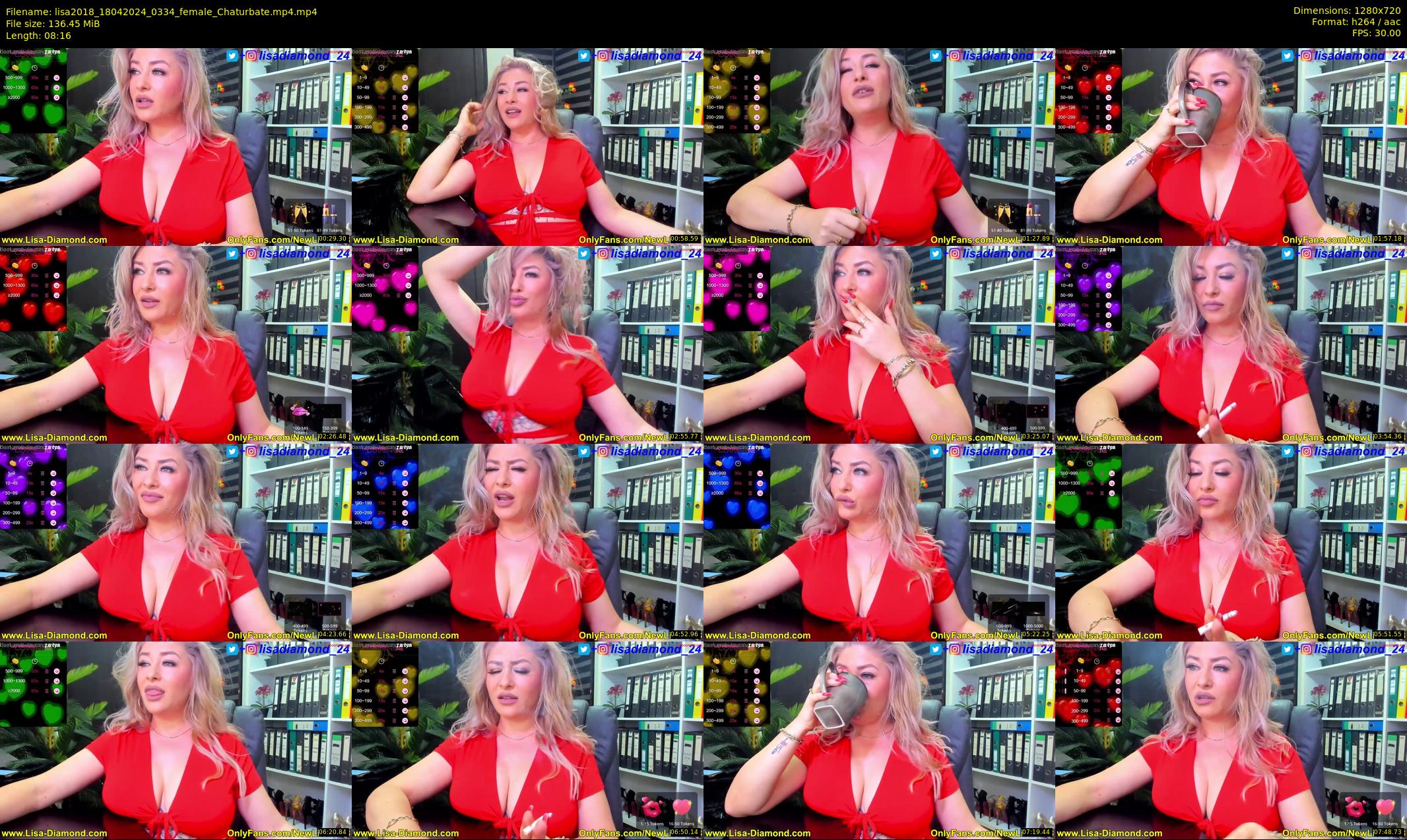 lisa2018 — 9 minute Chaturbate female cam show recording, 720p, Apr 18, 2024