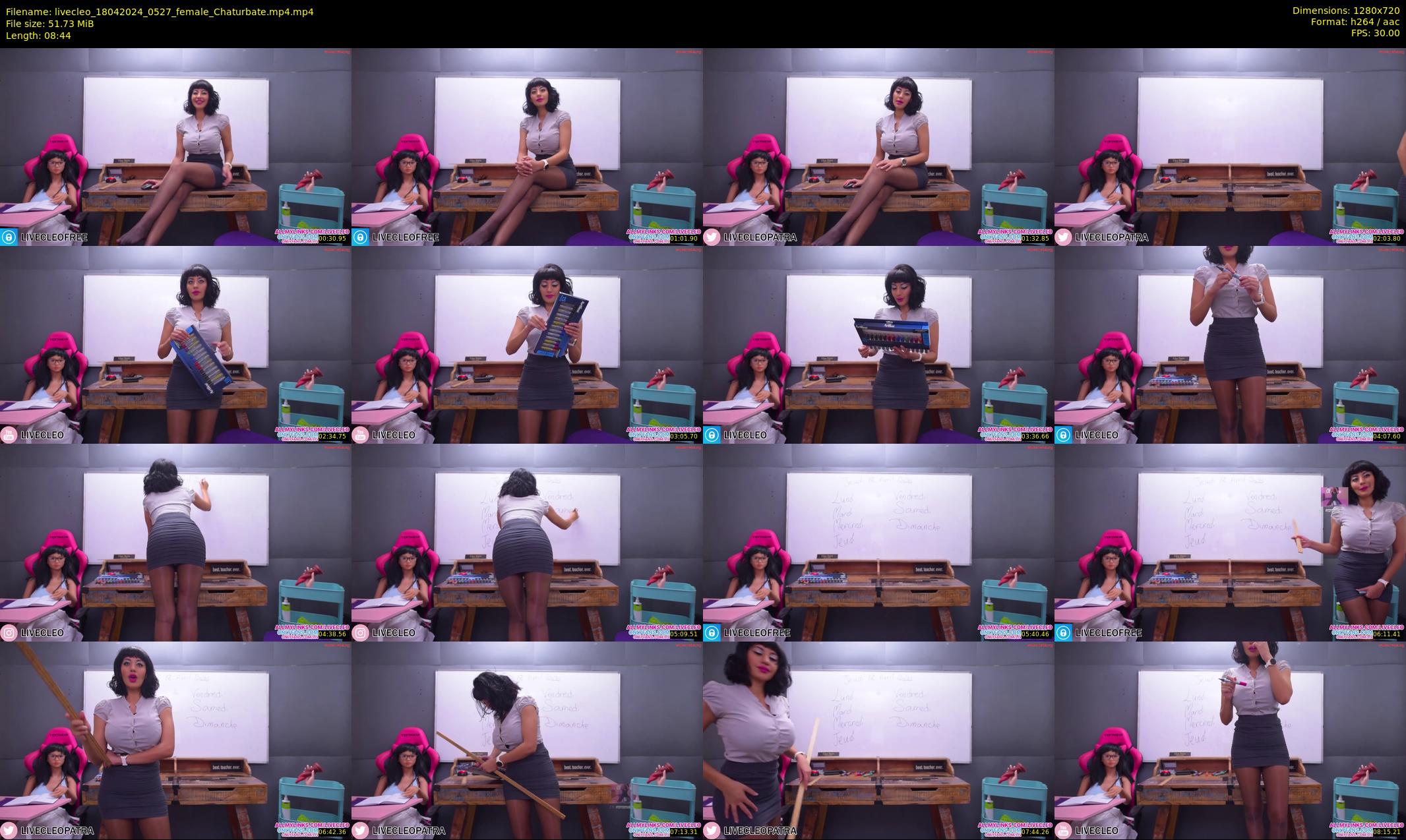 livecleo — 9 minute Chaturbate female cam show recording, 720p, Apr 18, 2024