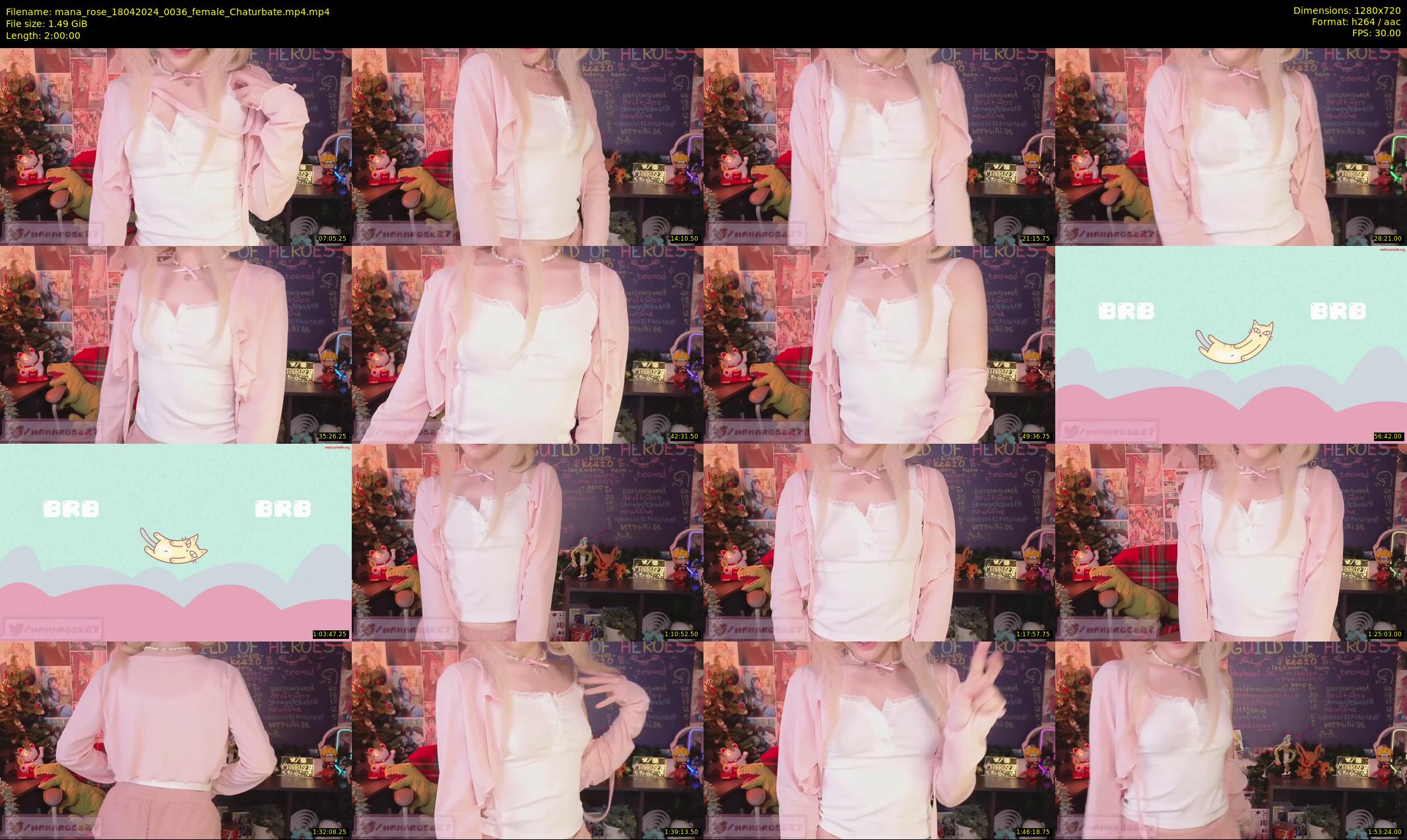mana_rose — 120 minute Chaturbate female cam show recording, 720p, Apr 18, 2024