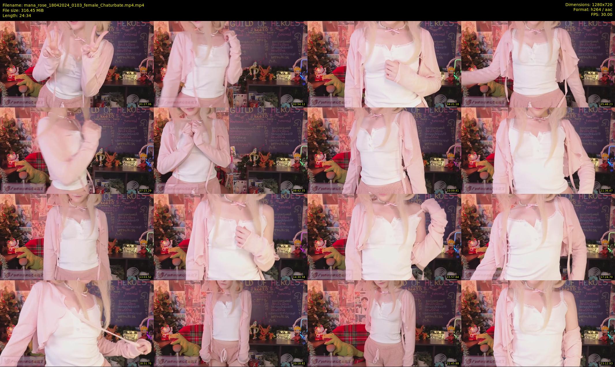 mana_rose — 25 minute Chaturbate female cam show recording, 720p, Apr 18, 2024