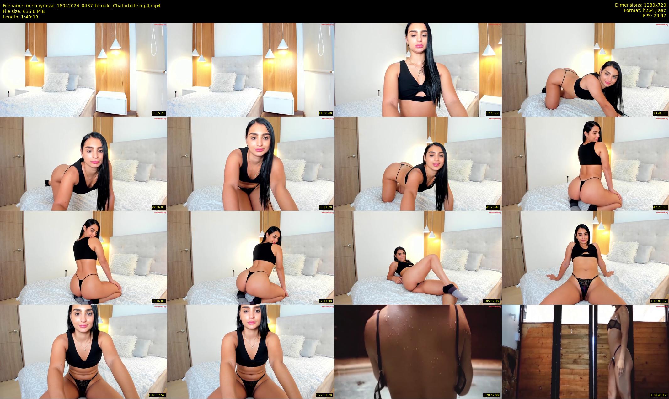 melanyrosse — 101 minute Chaturbate female cam show recording, 720p, Apr 18, 2024