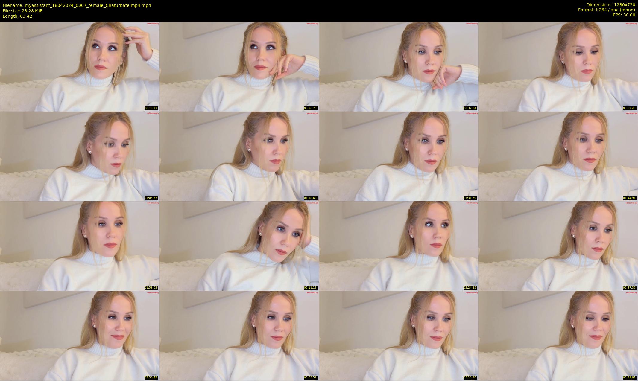 myassistant — 4 minute Chaturbate female cam show recording, 720p, Apr 18, 2024