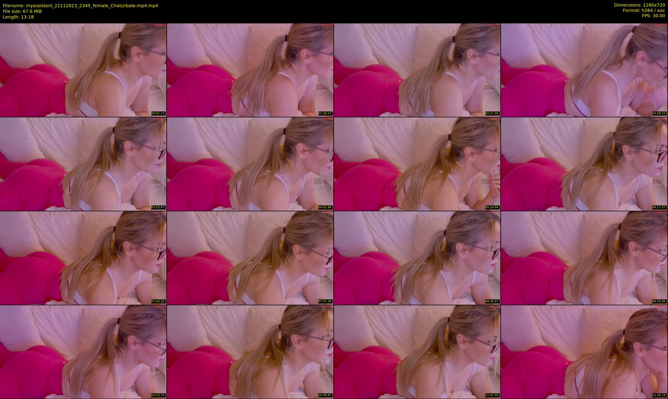 myassistant — 14 minute Chaturbate female cam show recording, 720p, Nov 22, 2023
