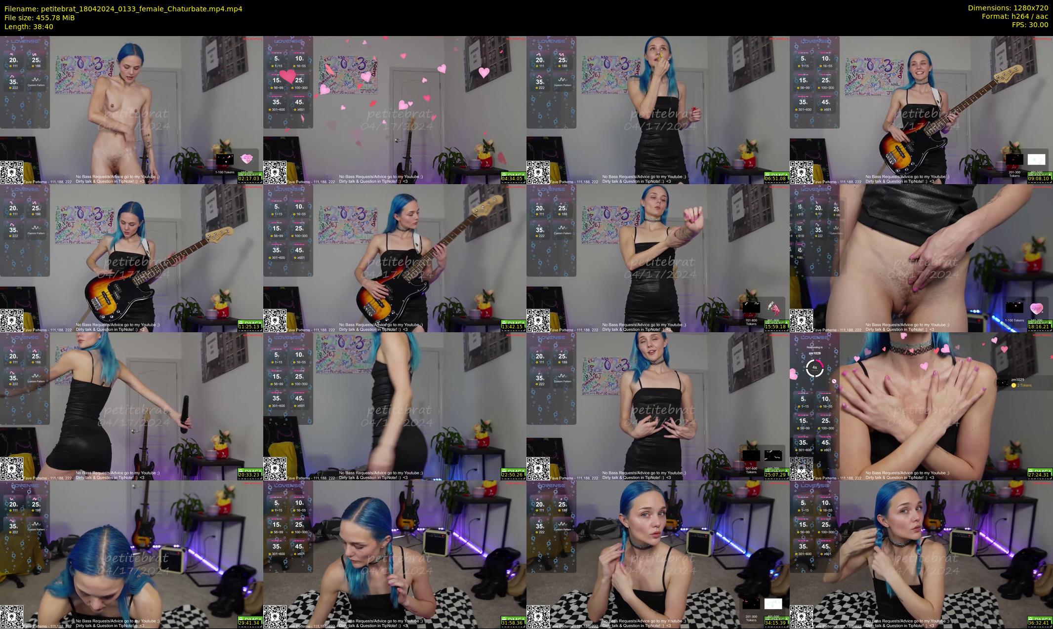 petitebrat — 39 minute Chaturbate female cam show recording, 720p, Apr 18, 2024