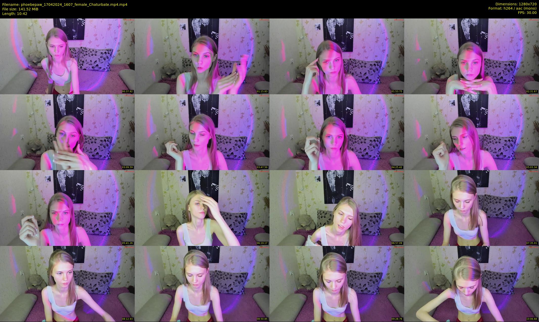 phoebepaw — 11 minute Chaturbate female cam show recording, 720p, Apr 17, 2024
