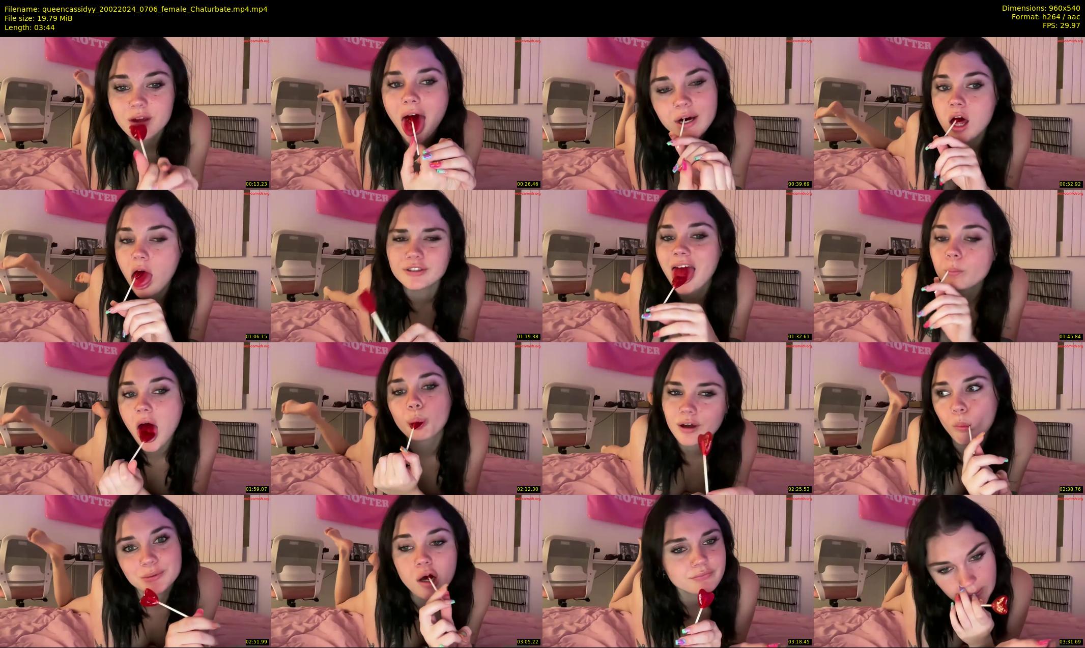queencassidyy — 4 minute Chaturbate female cam show recording, 480p, Feb 20, 2024