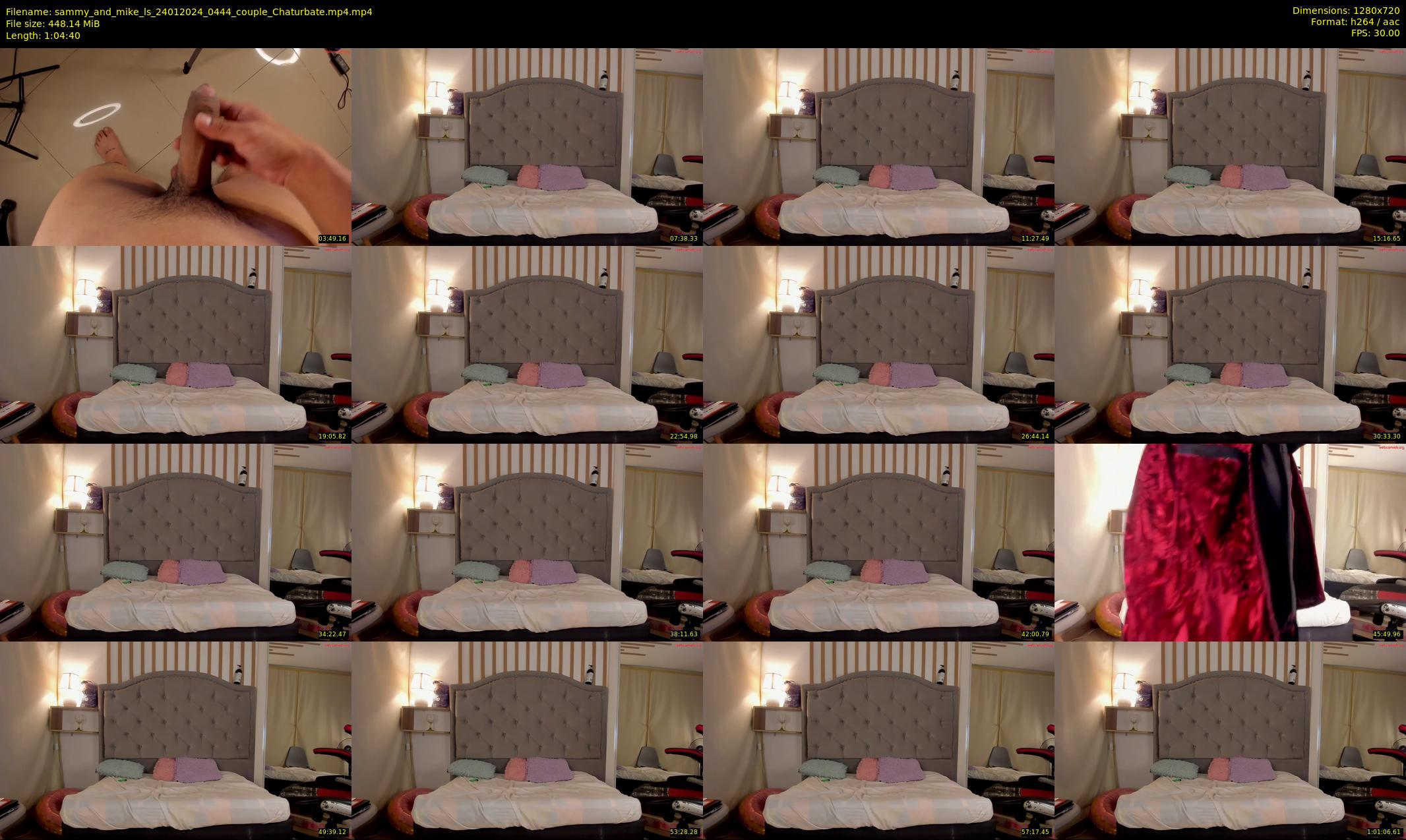 sammy_and_mike_ls — 65 minute Chaturbate couple cam show recording, 720p, Jan 24, 2024