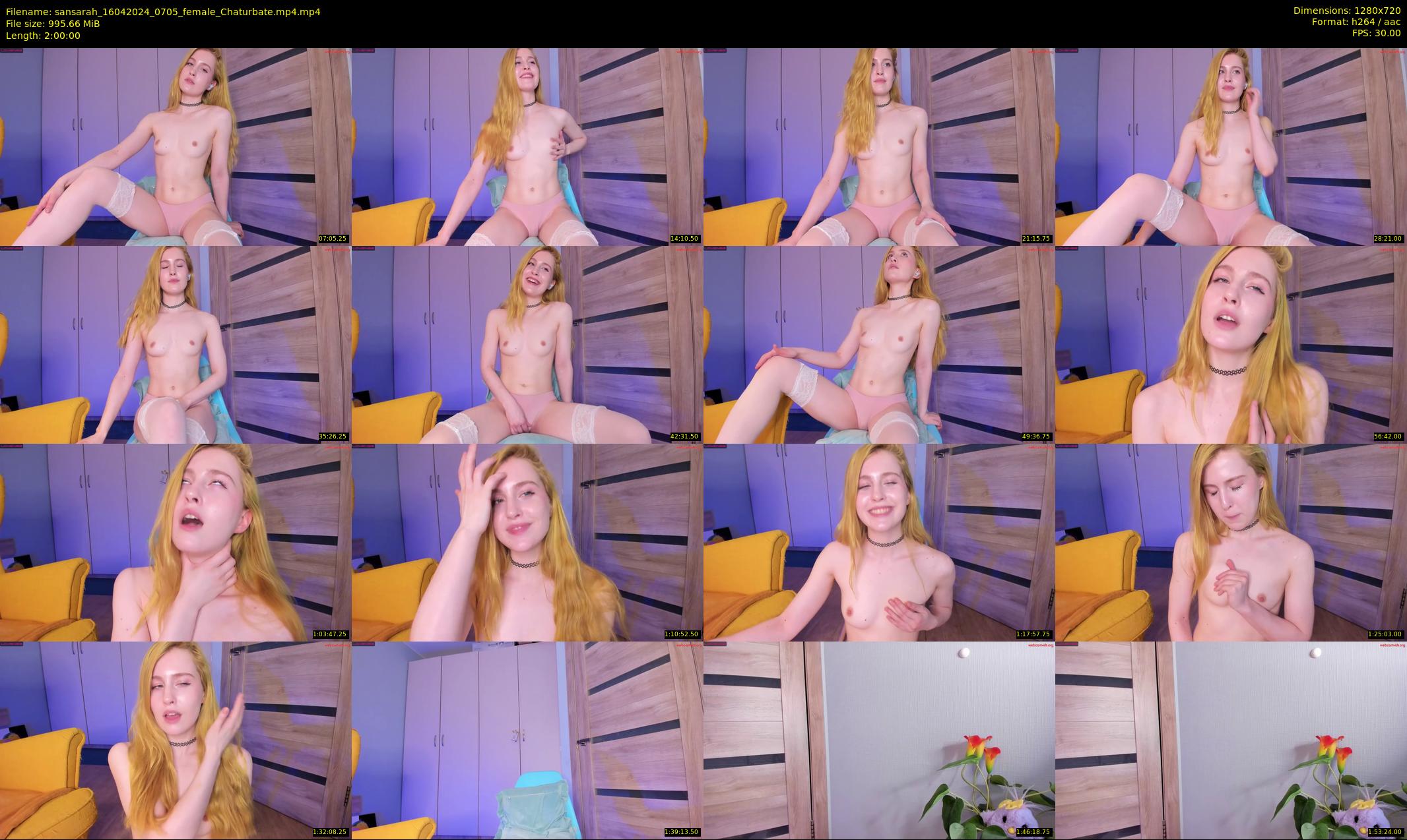 sansarah — 120 minute Chaturbate female cam show recording, 720p, Apr 16, 2024