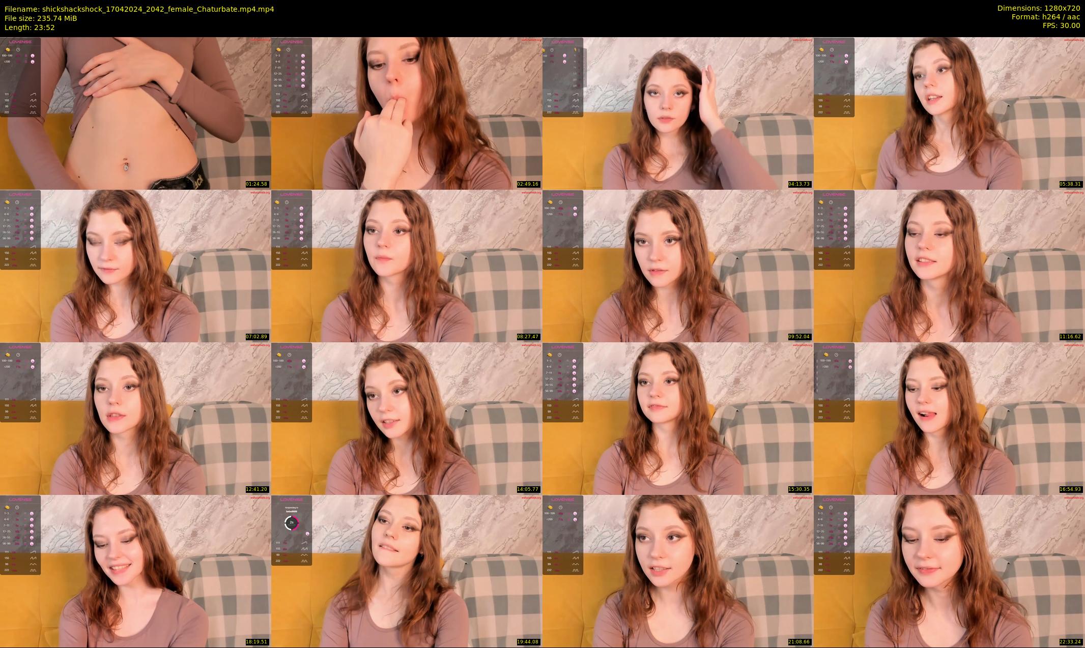 shickshackshock — 24 minute Chaturbate female cam show recording, 720p, Apr 17, 2024