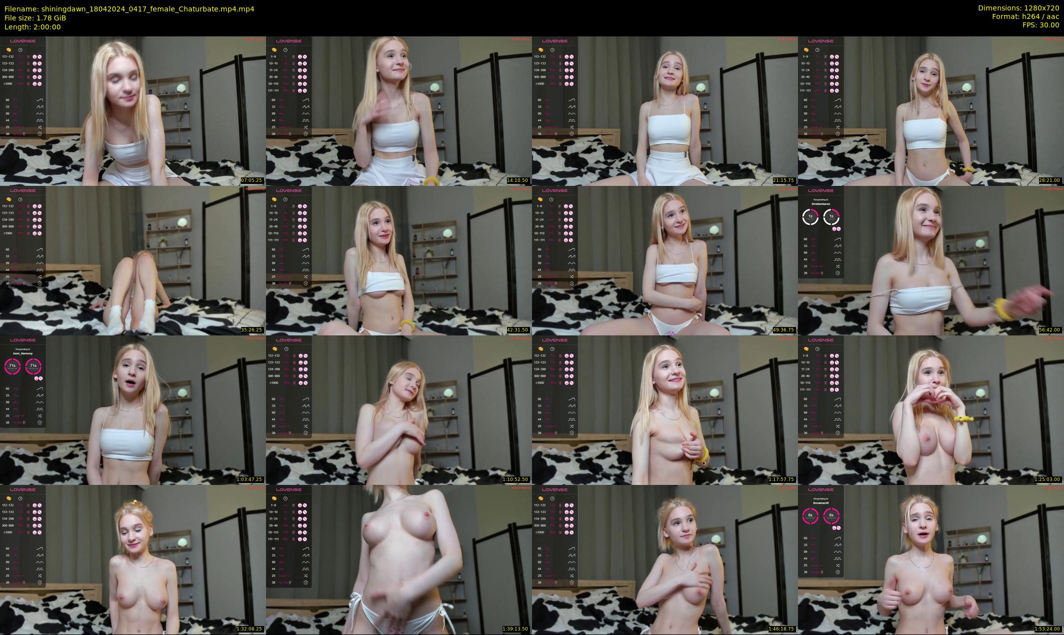 shiningdawn — 120 minute Chaturbate female cam show recording, 720p, Apr 18, 2024
