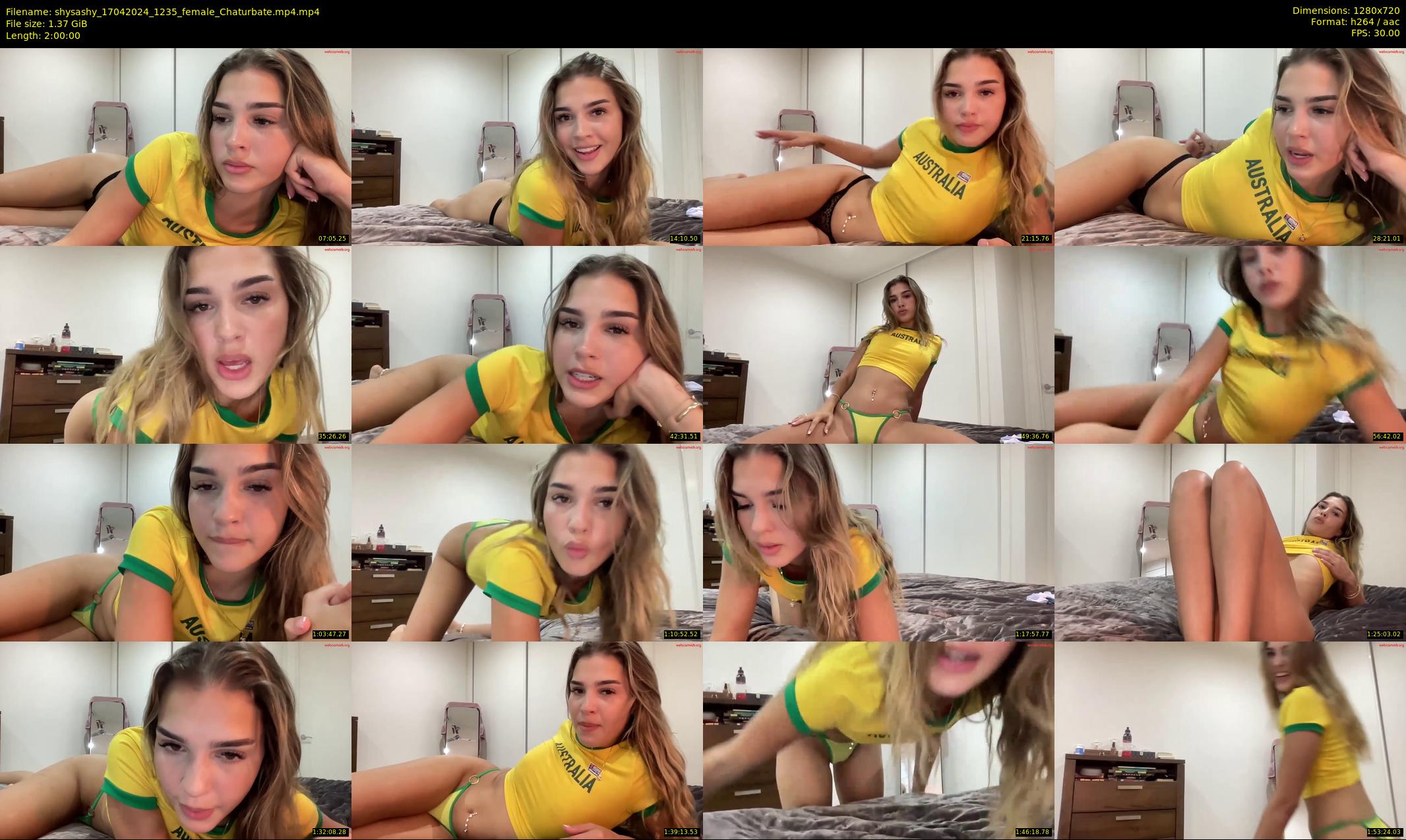 shysashy — 120 minute Chaturbate female cam show recording, 720p, Apr 17, 2024