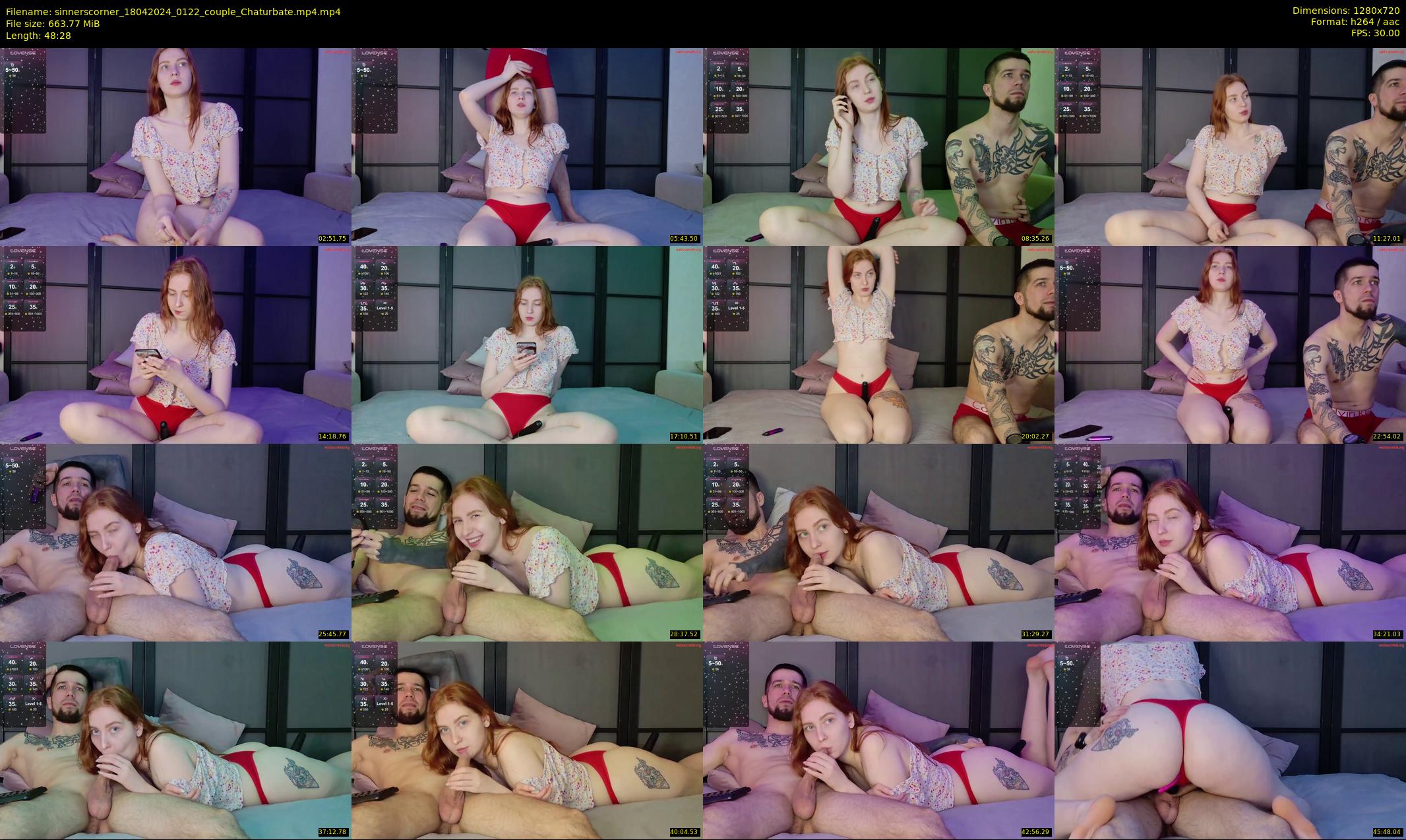 sinnerscorner — 49 minute Chaturbate couple cam show recording, 720p, Apr 18, 2024