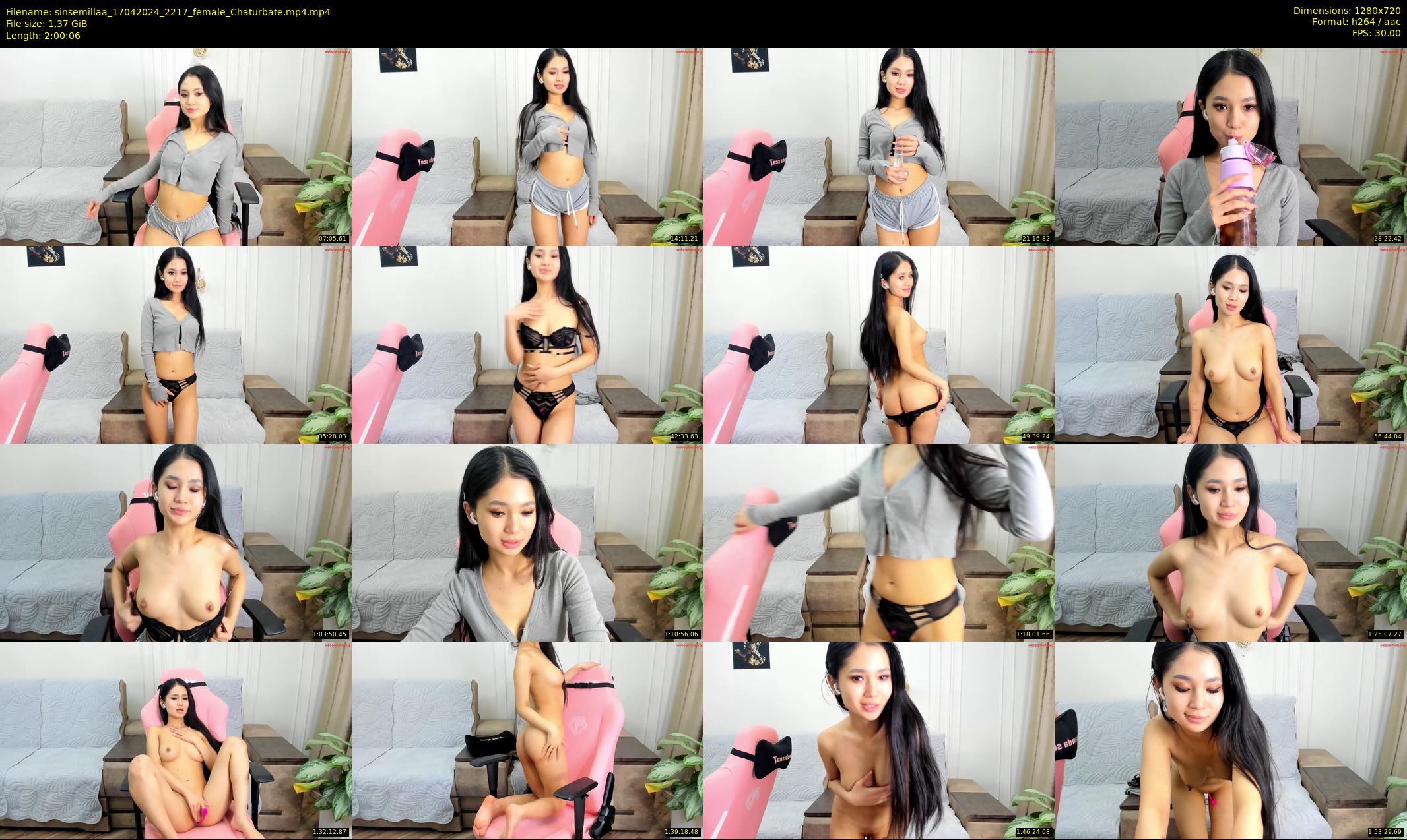 sinsemillaa — 121 minute Chaturbate female cam show recording, 720p, Apr 17, 2024