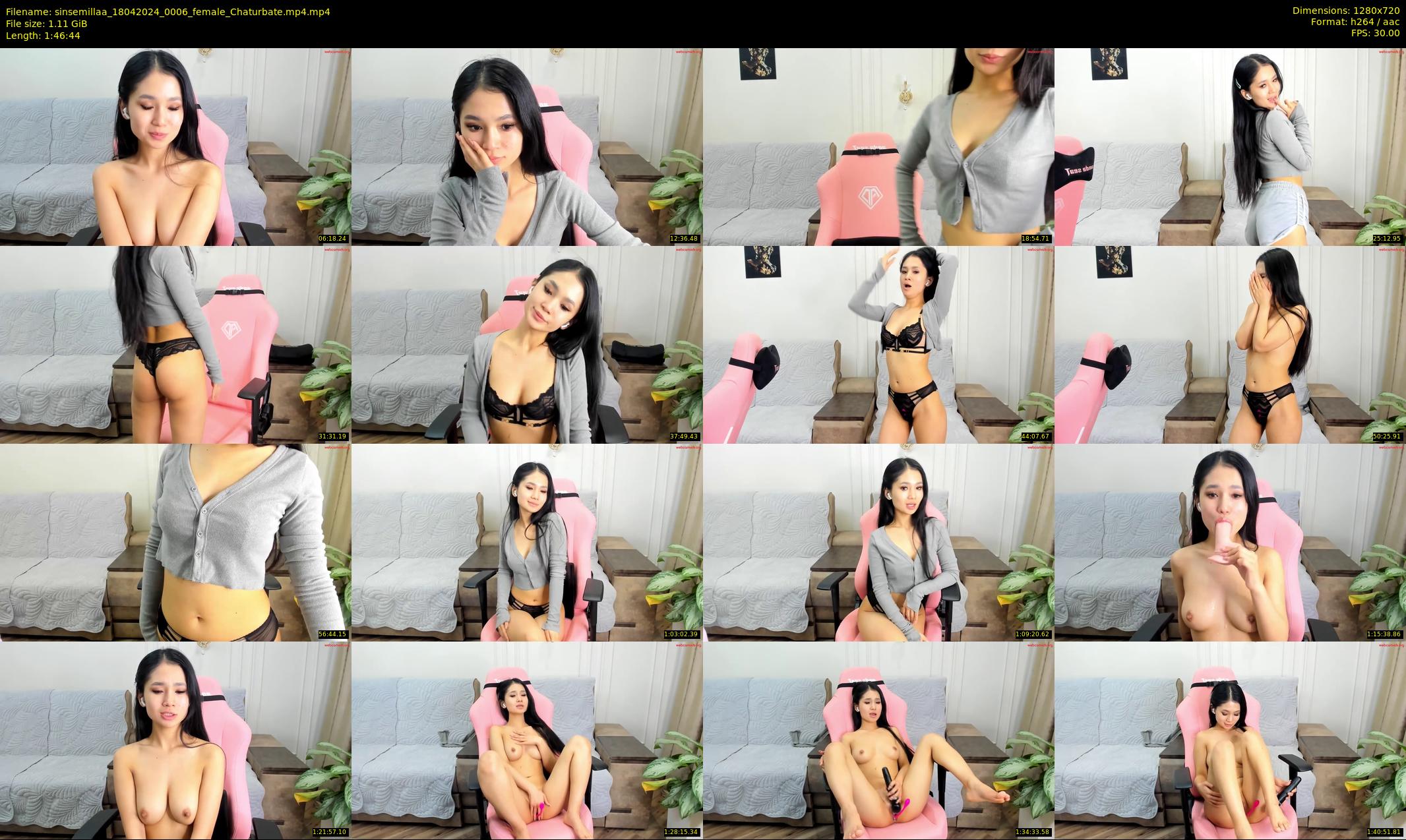sinsemillaa — 107 minute Chaturbate female cam show recording, 720p, Apr 18, 2024