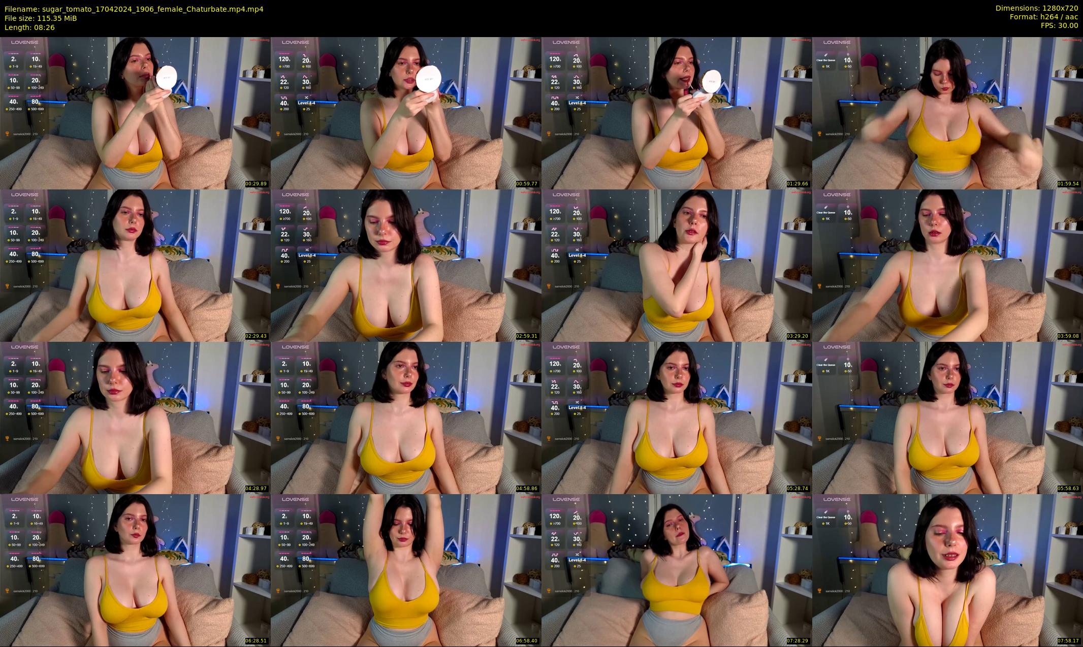 sugar_tomato — 9 minute Chaturbate female cam show recording, 720p, Apr 17, 2024
