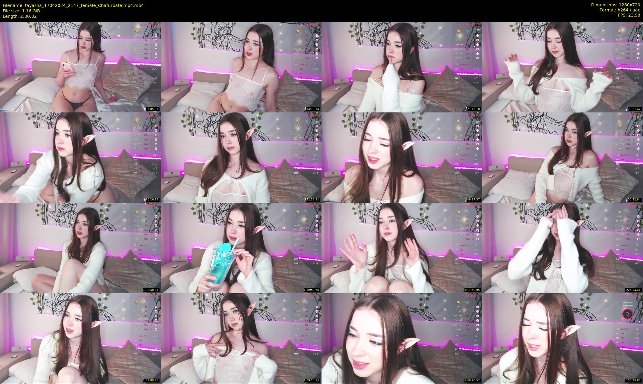 tayasha — 121 minute Chaturbate female cam show recording, 720p, Apr 17, 2024