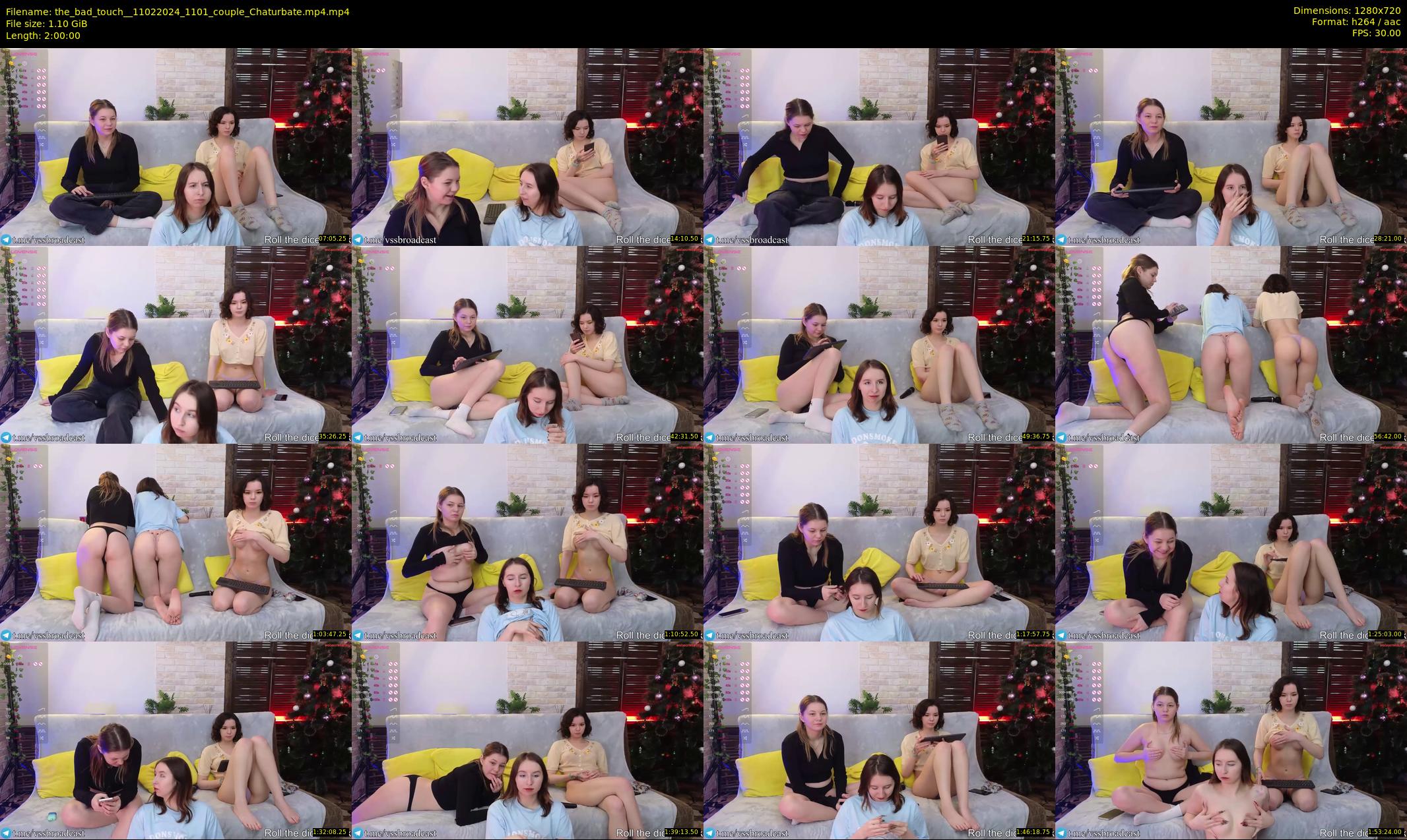 the_bad_touch_ — 120 minute Chaturbate couple cam show recording, 720p, Feb 11, 2024