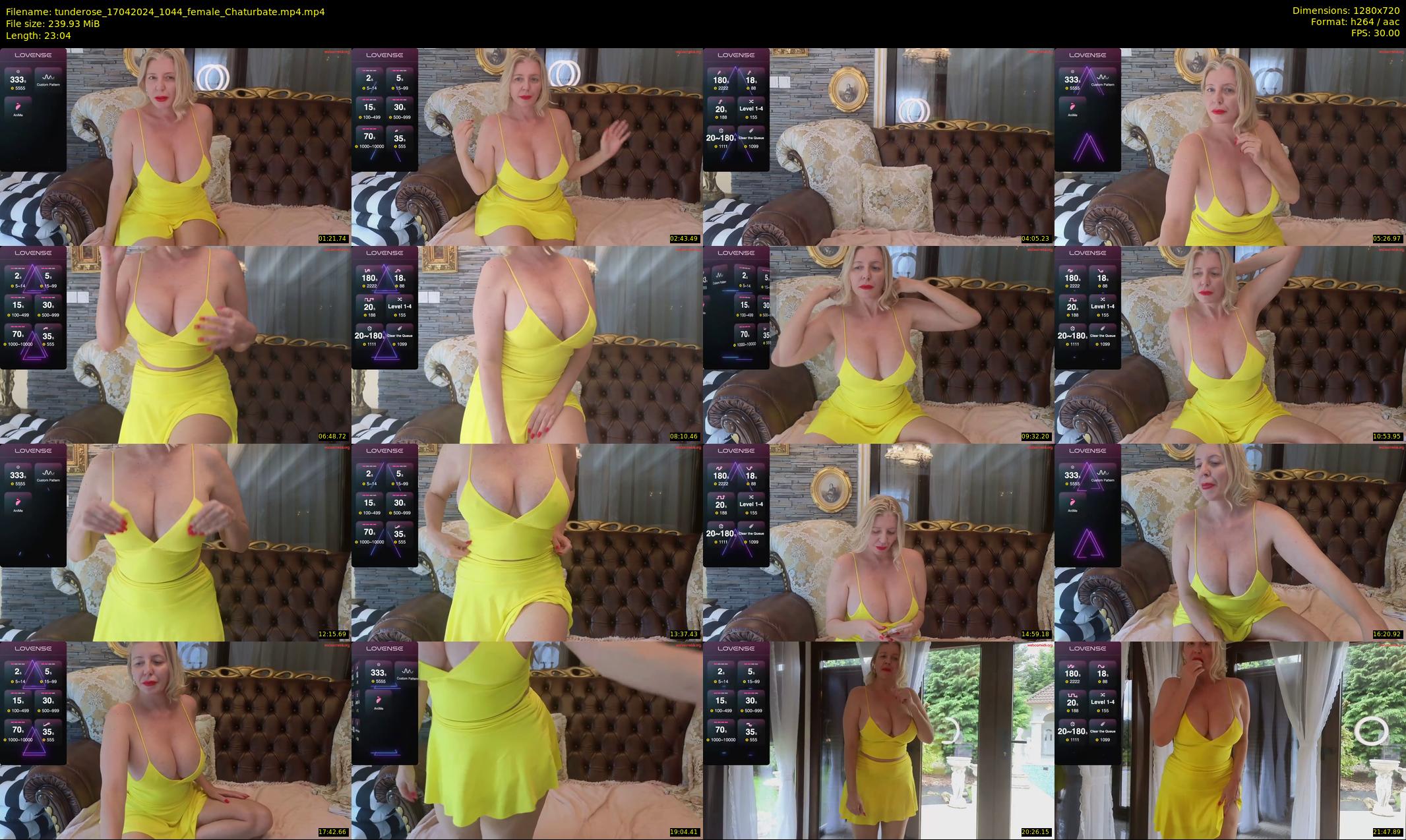 tunderose — 24 minute Chaturbate female cam show recording, 720p, Apr 17, 2024