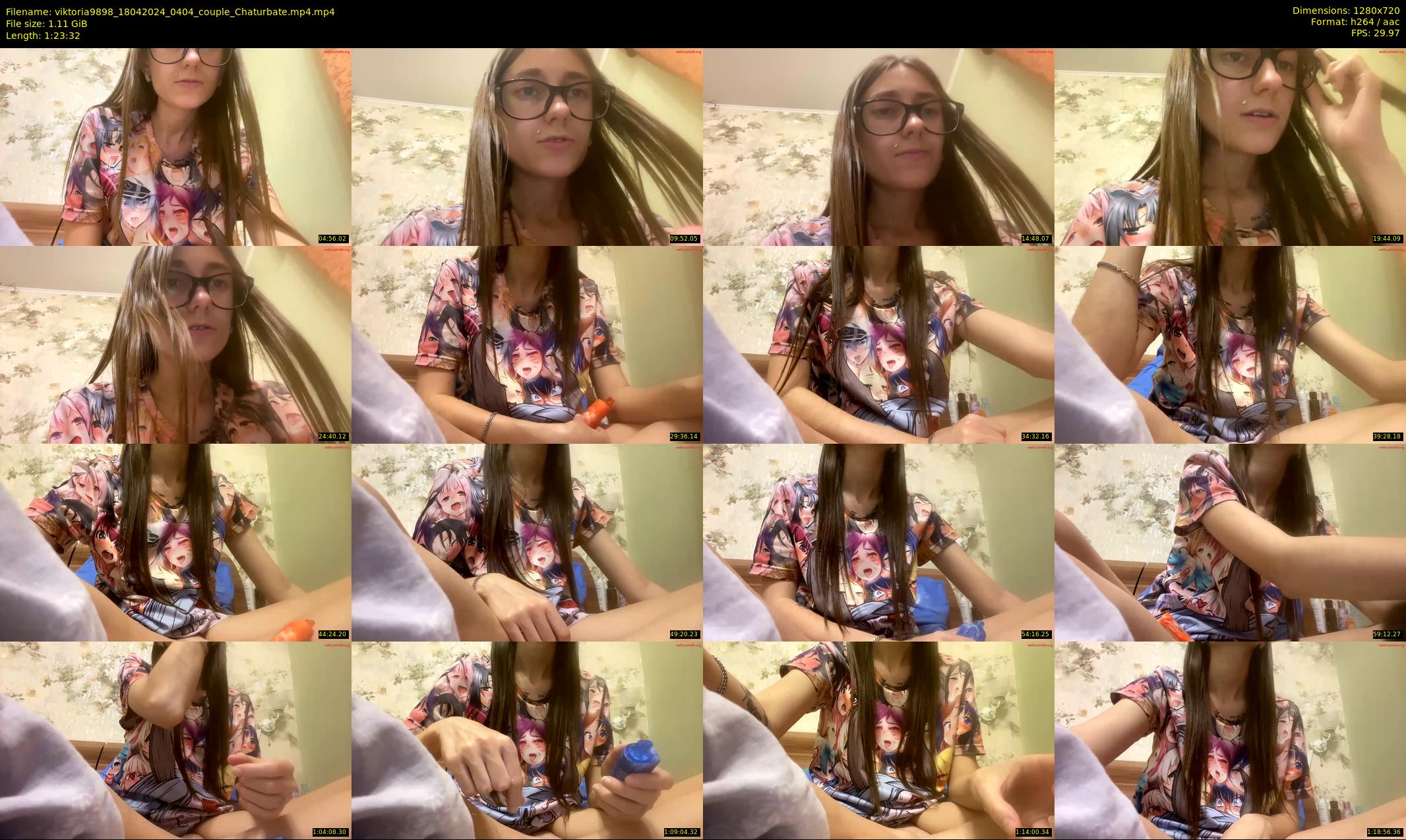 viktoria9898 — 84 minute Chaturbate couple cam show recording, 720p, Apr 18, 2024