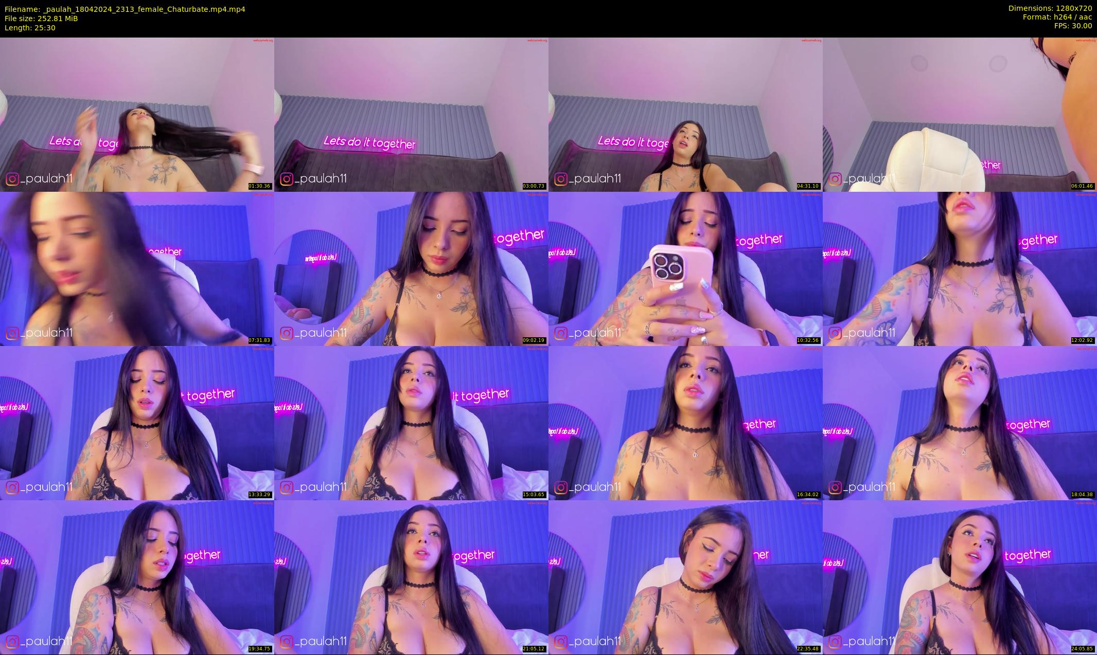 _paulah — 26 minute Chaturbate female cam show recording, 720p, Apr 18, 2024