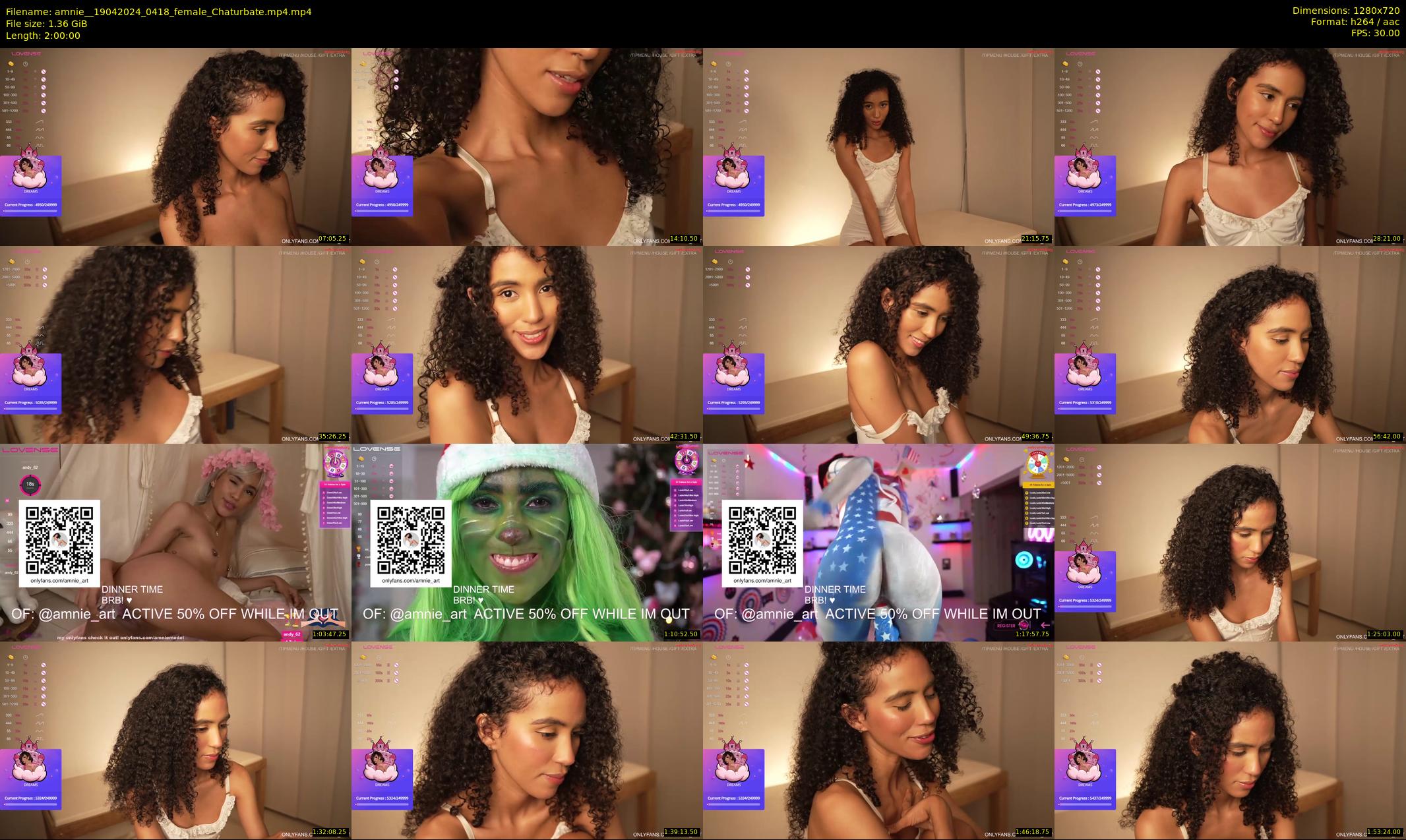 amnie_ — 120 minute Chaturbate female cam show recording, 720p, Apr 19, 2024