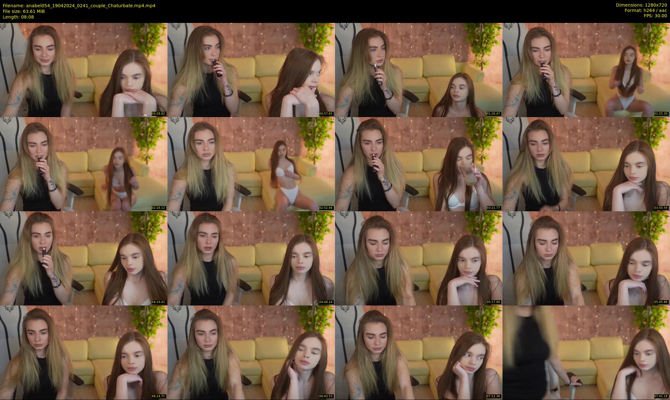 anabel054 — 9 minute Chaturbate female cam show recording, 720p, Apr 19, 2024