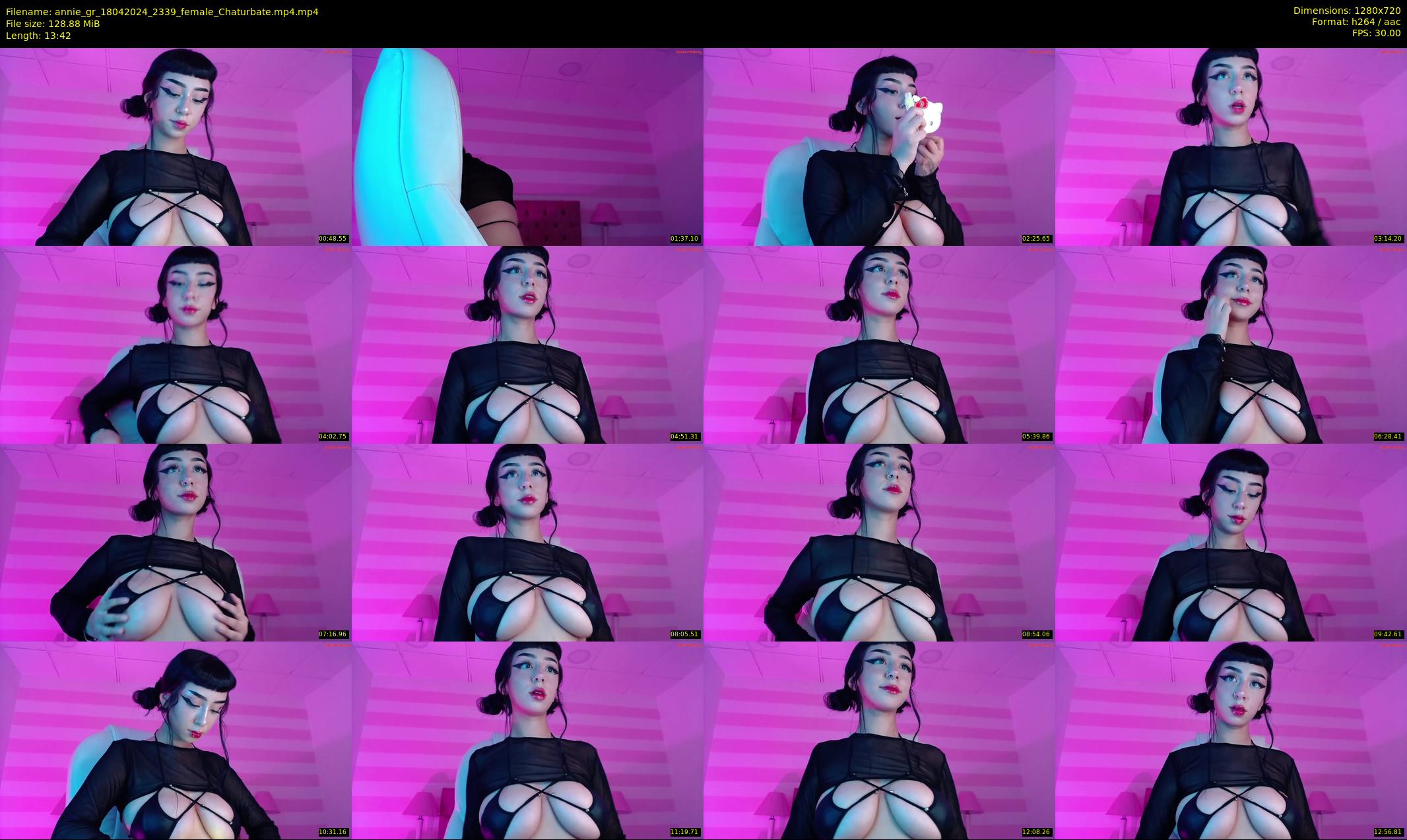annie_gr — 14 minute Chaturbate female cam show recording, 720p, Apr 18, 2024