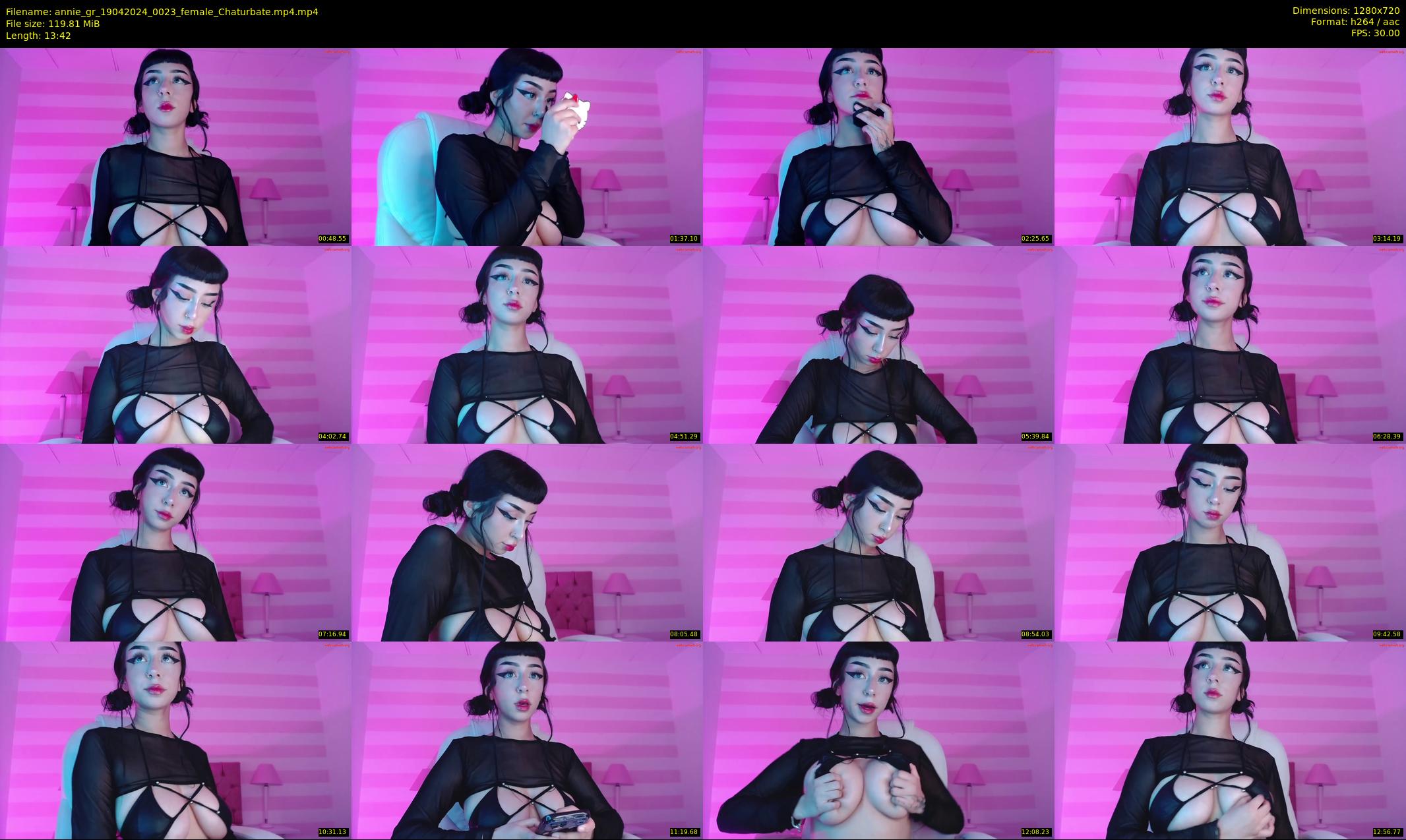 annie_gr — 14 minute Chaturbate female cam show recording, 720p, Apr 19, 2024