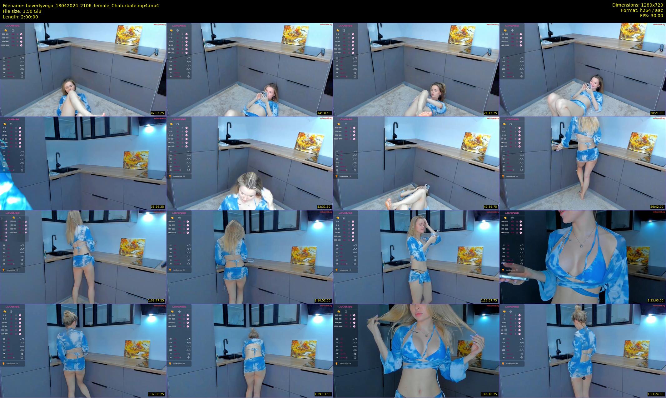 beverlyvega — 120 minute Chaturbate couple cam show recording, 720p, Apr 18, 2024