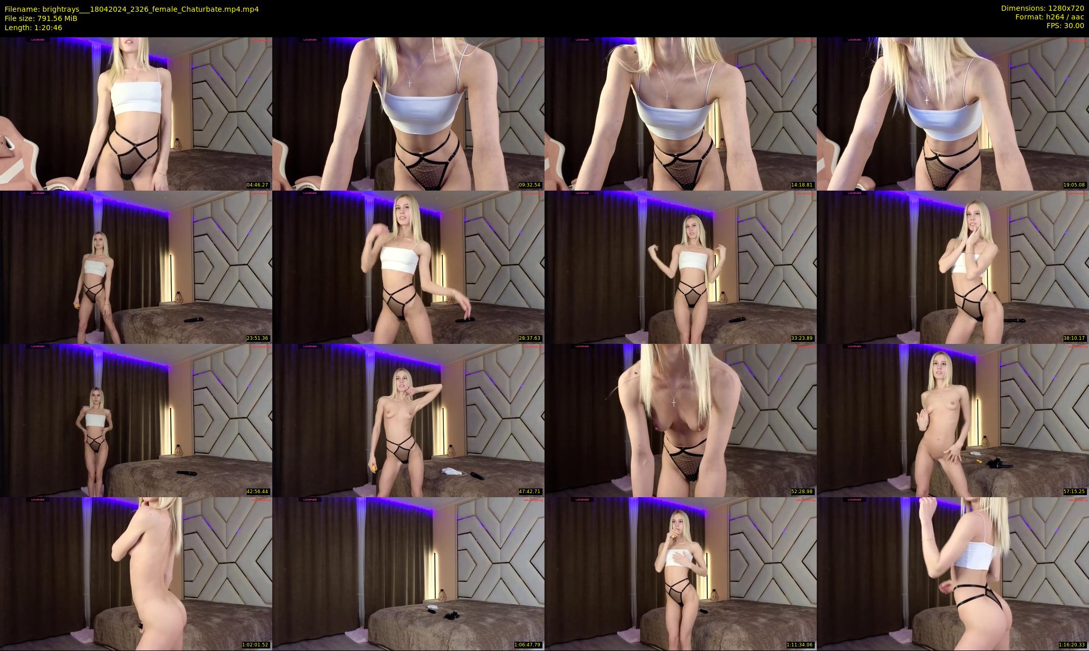 brightrays__ — 81 minute Chaturbate female cam show recording, 720p, Apr 18, 2024