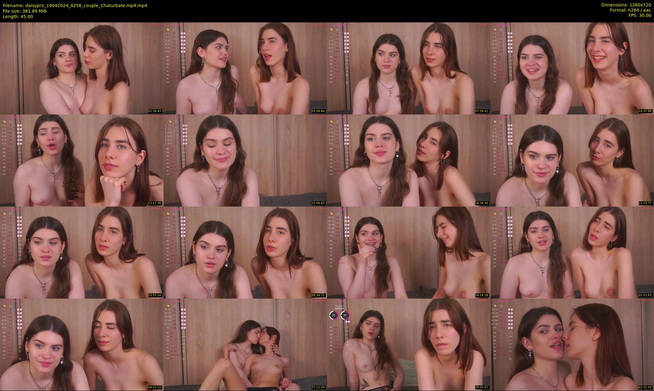 daisypro — 45 minute Chaturbate couple cam show recording, 720p, Apr 19, 2024