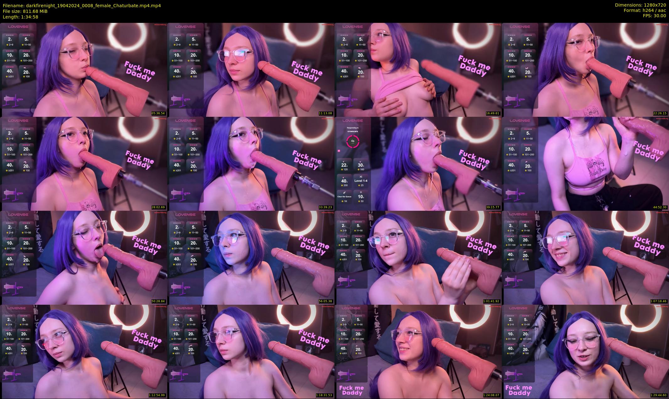 darkfirenight — 95 minute Chaturbate couple cam show recording, 720p, Apr 19, 2024