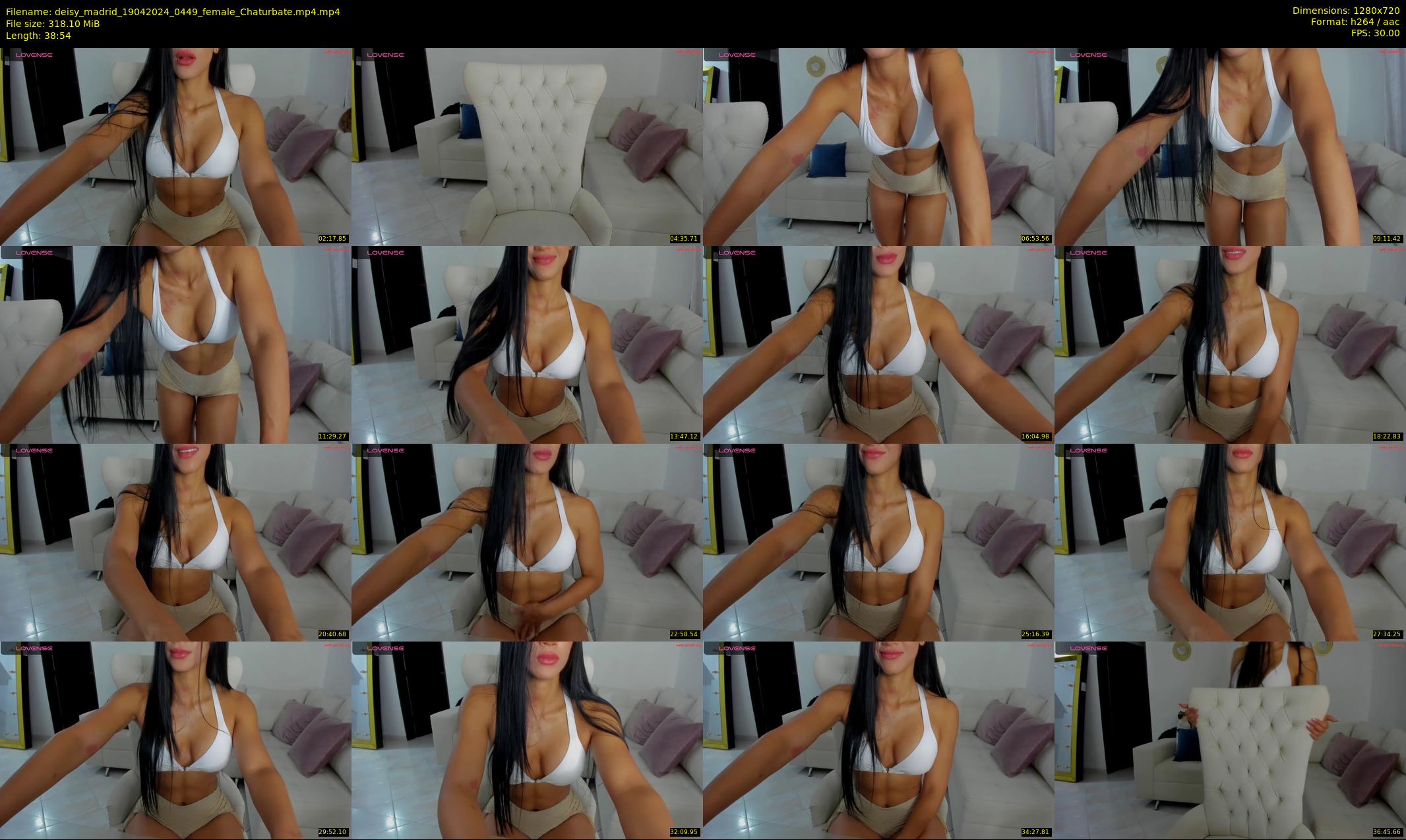 deisy_madrid — 39 minute Chaturbate female cam show recording, 720p, Apr 19, 2024
