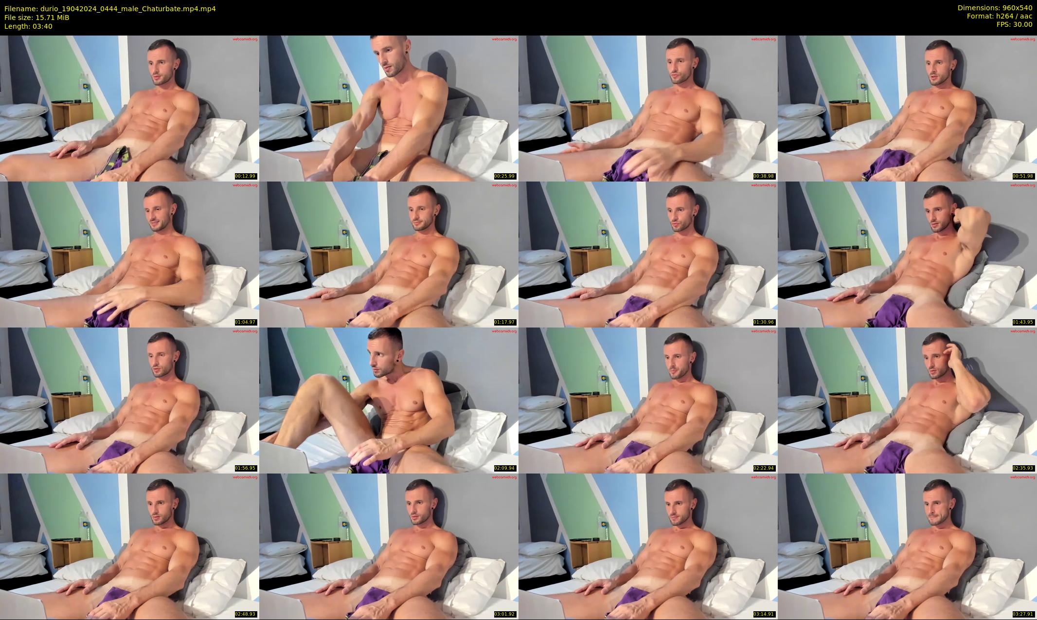 durio — 4 minute Chaturbate male cam show recording, 480p, Apr 19, 2024