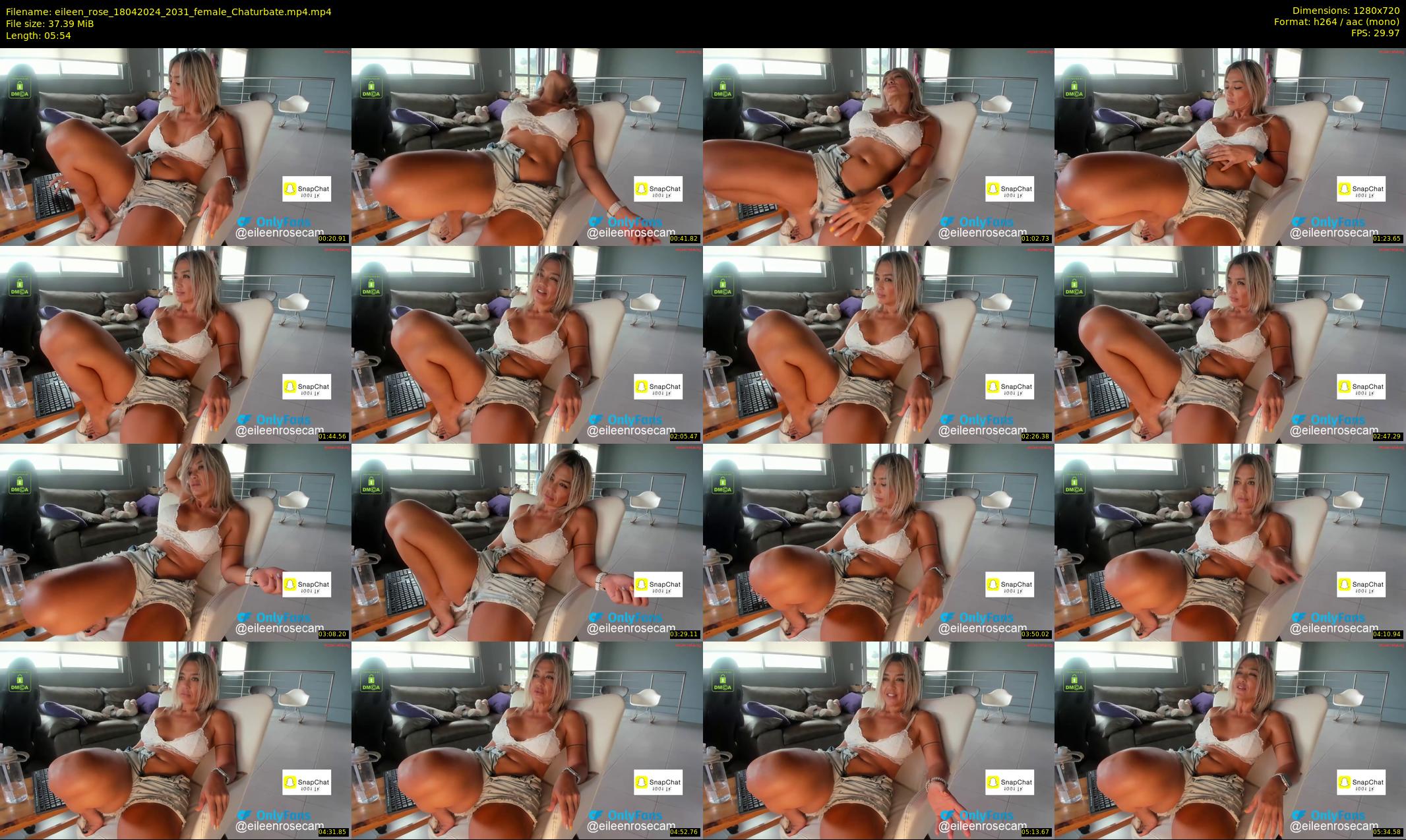 eileen_rose — 6 minute Chaturbate female cam show recording, 720p, Apr 18, 2024