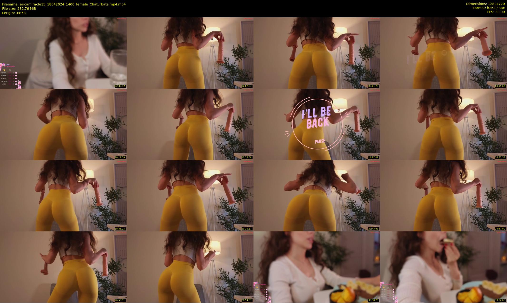 ericamiracle15 — 35 minute Chaturbate female cam show recording, 720p, Apr 18, 2024