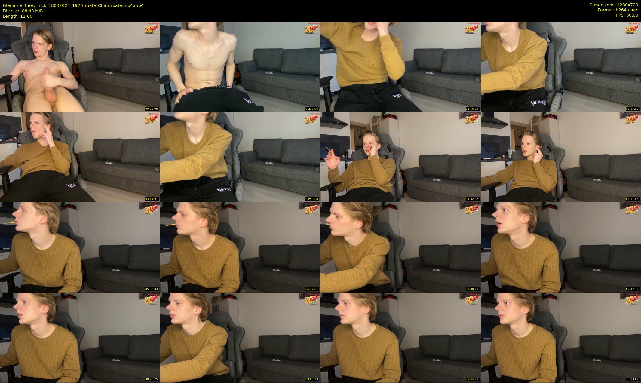 heey_nick — 11 minute Chaturbate male cam show recording, 720p, Apr 18, 2024