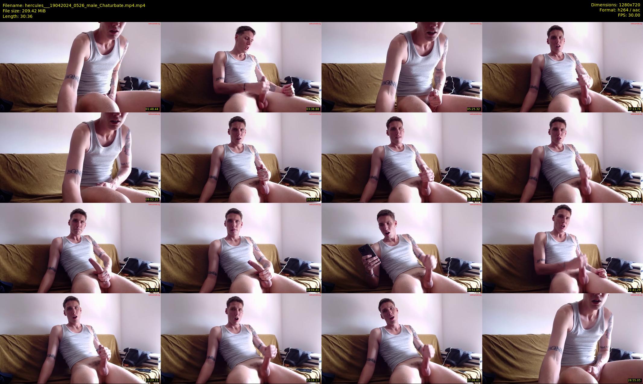 hercules__ — 31 minute Chaturbate male cam show recording, 720p, Apr 19, 2024